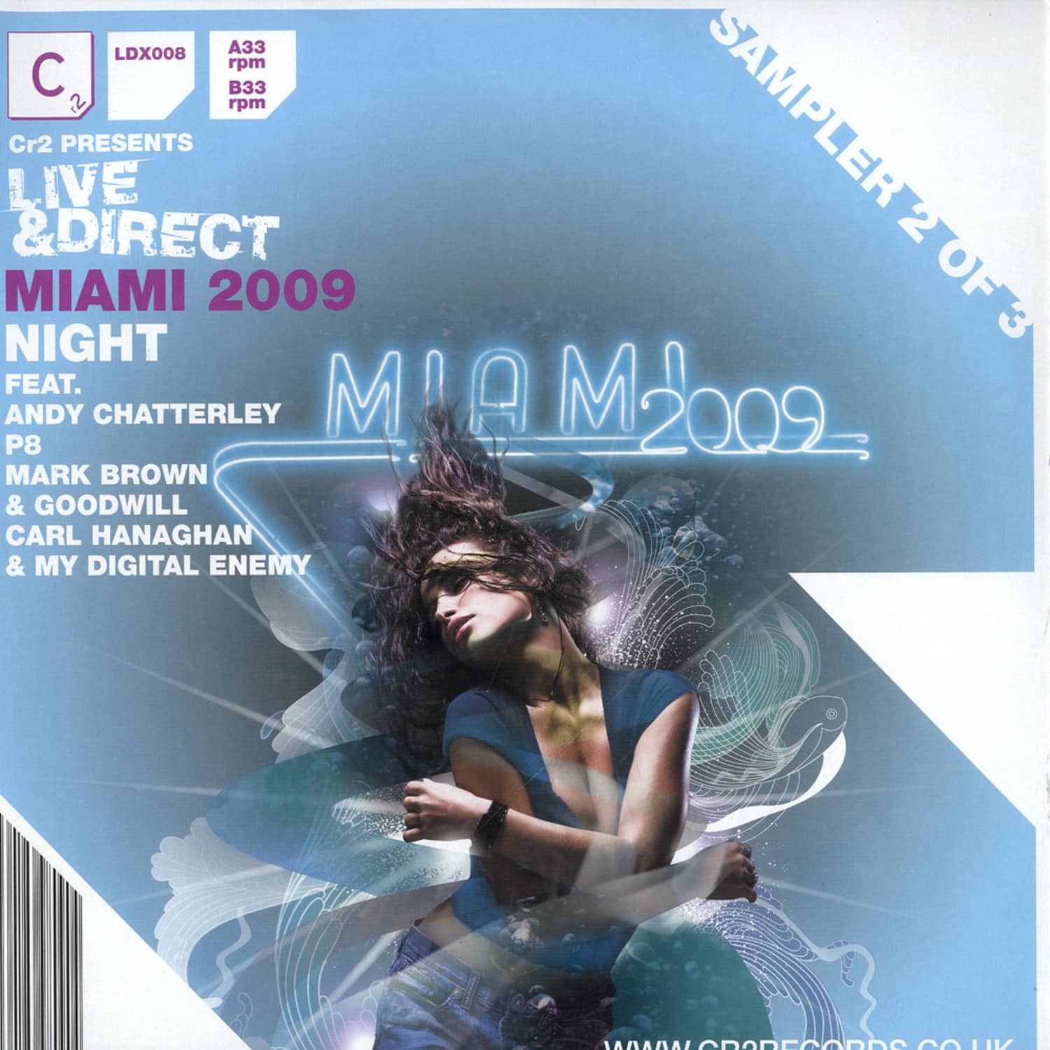 Various / Live & Direct - MIAMI 09 SAMPLER 2 - NIGHT SELECTION