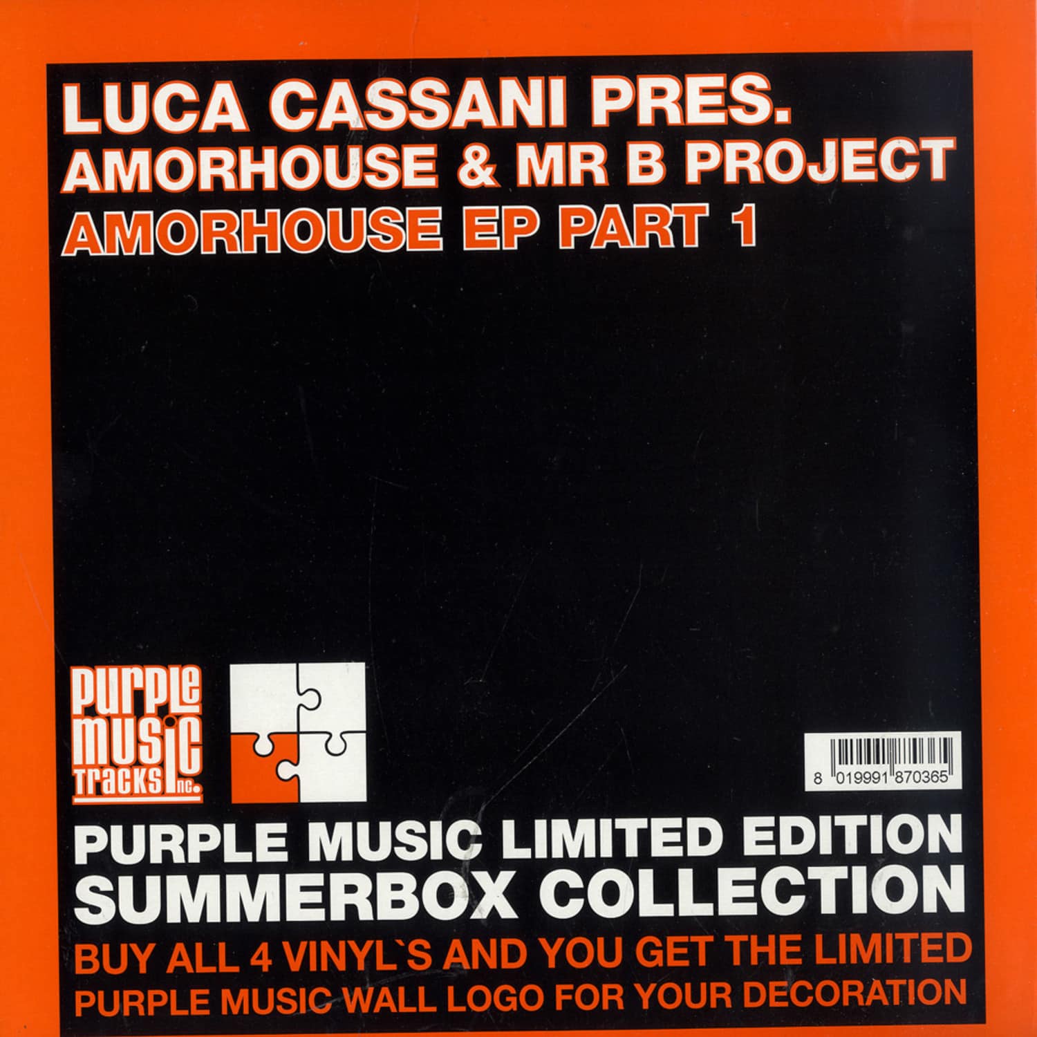Luca Cassani pres Amorhouse & Mr B Project - AMORHOUSE EP PART 1