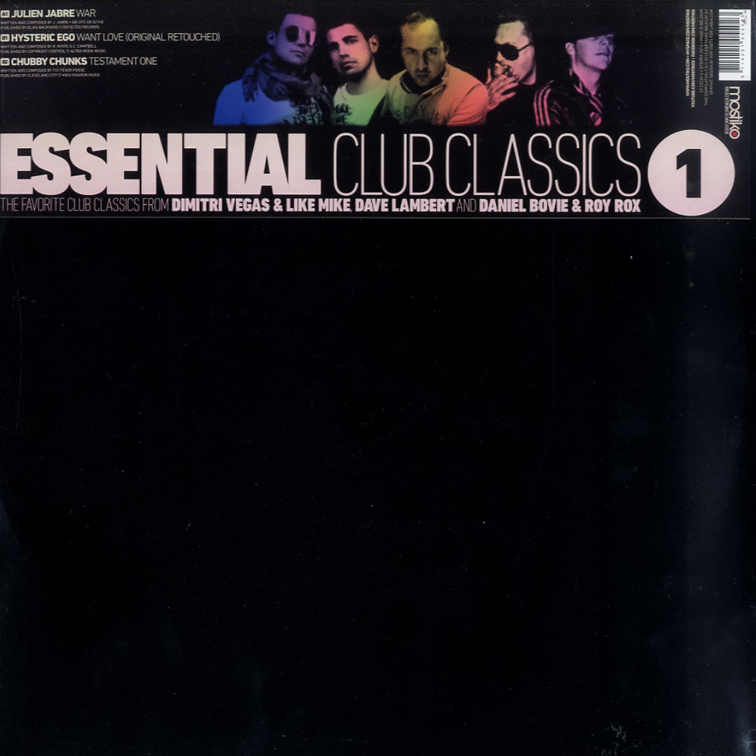 Julien Jabre / Hysteric Ego / Chubby Chunks - ESSENTIAL CLUB CLASSICS 1
