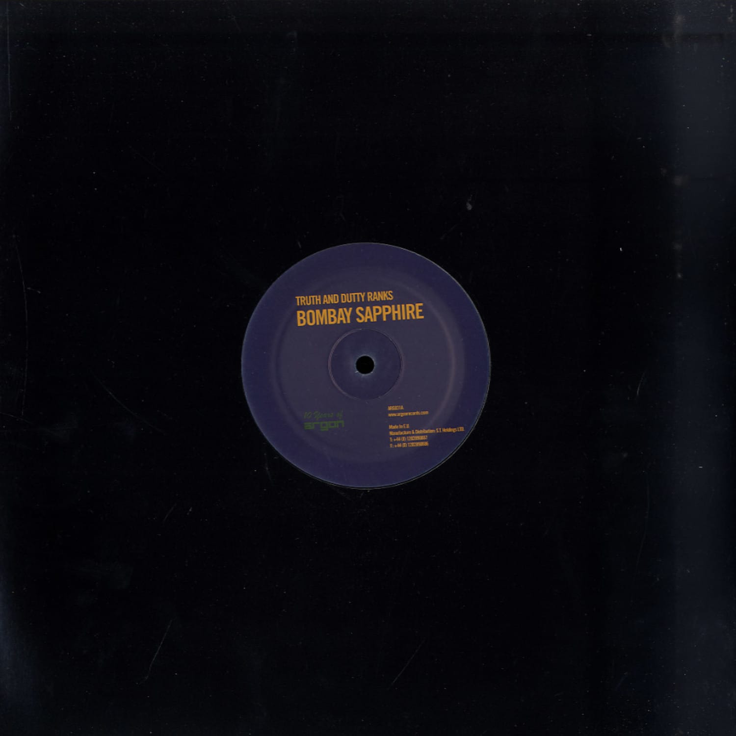 Truth & Dutty Ranks - BOMBAY SAPPHIRE / WORLDS APART