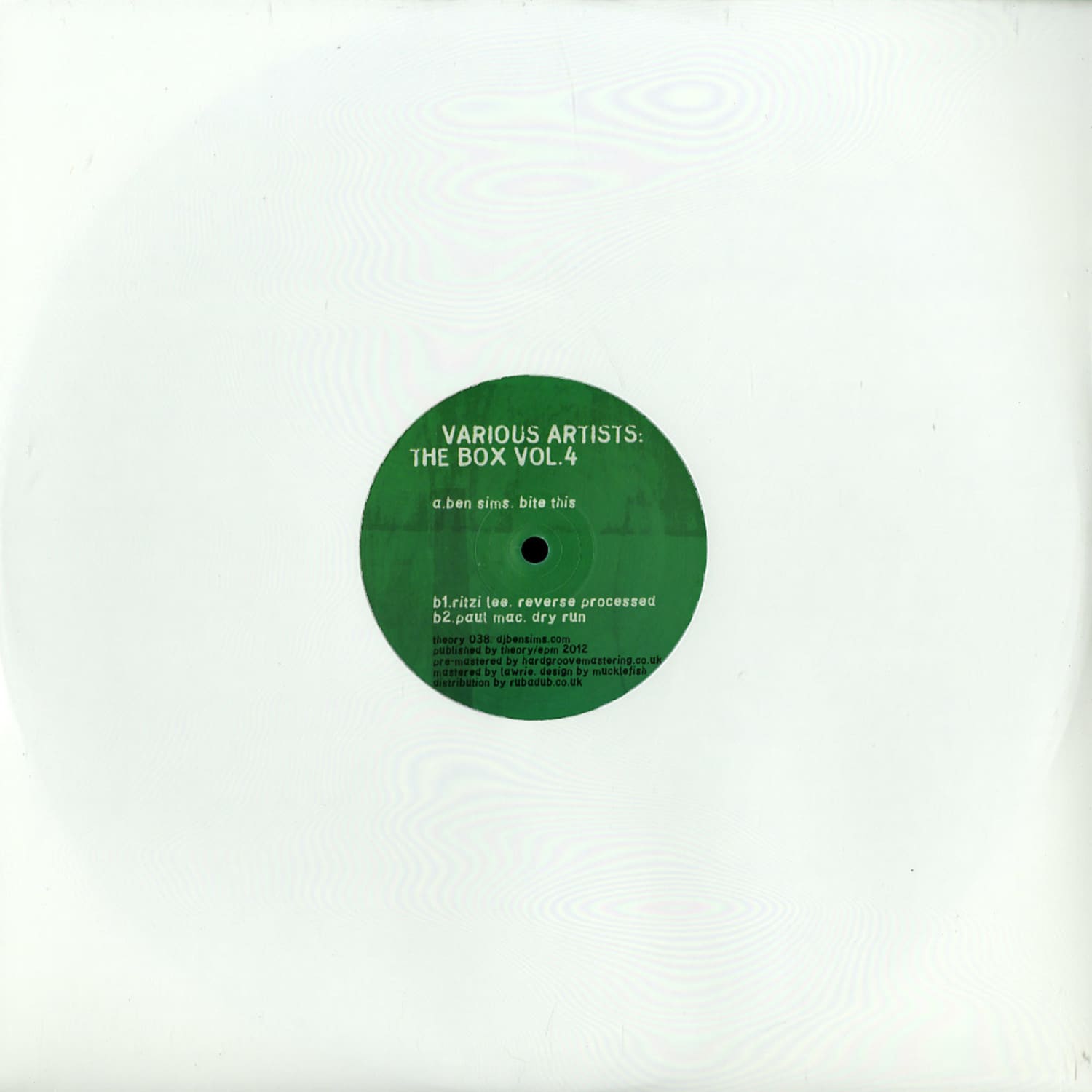 Ben Sims / Ritzi Lee / Paul Mac - THE BOX VOL 4