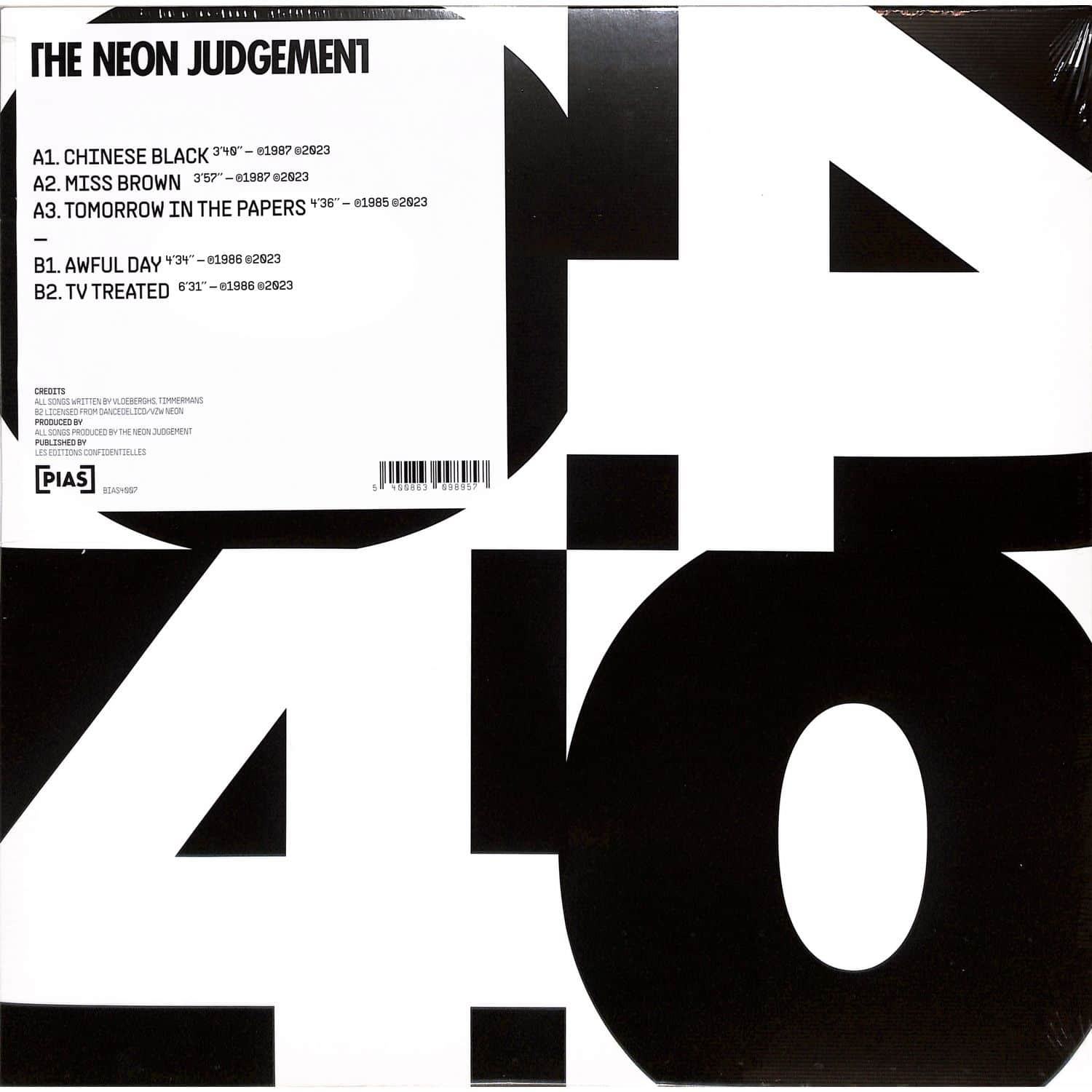 The Neon Judgment - PIAS 40 