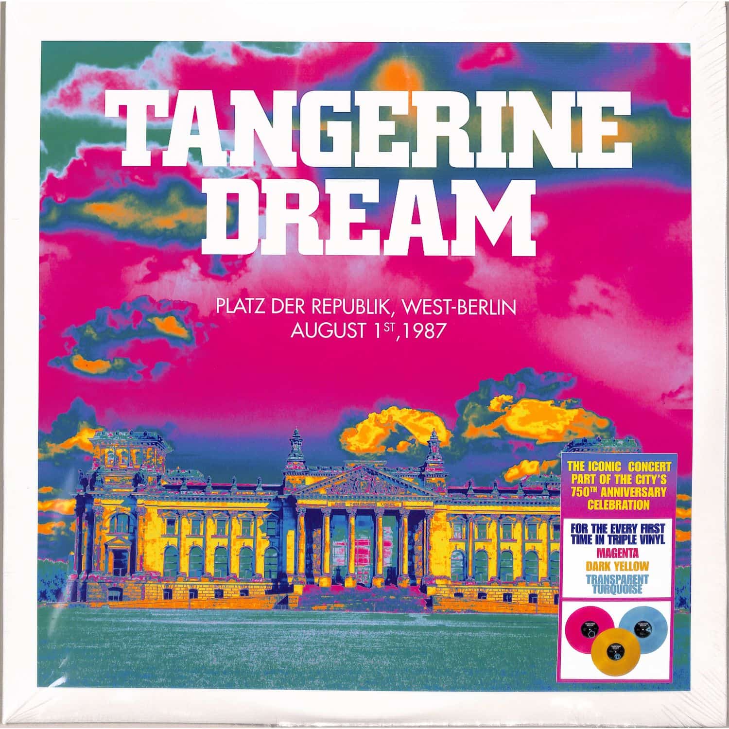 Tangerine Dream - PLATZ DER REPUBLIK, WEST-BERLIN - AUGUST 1ST 1987 