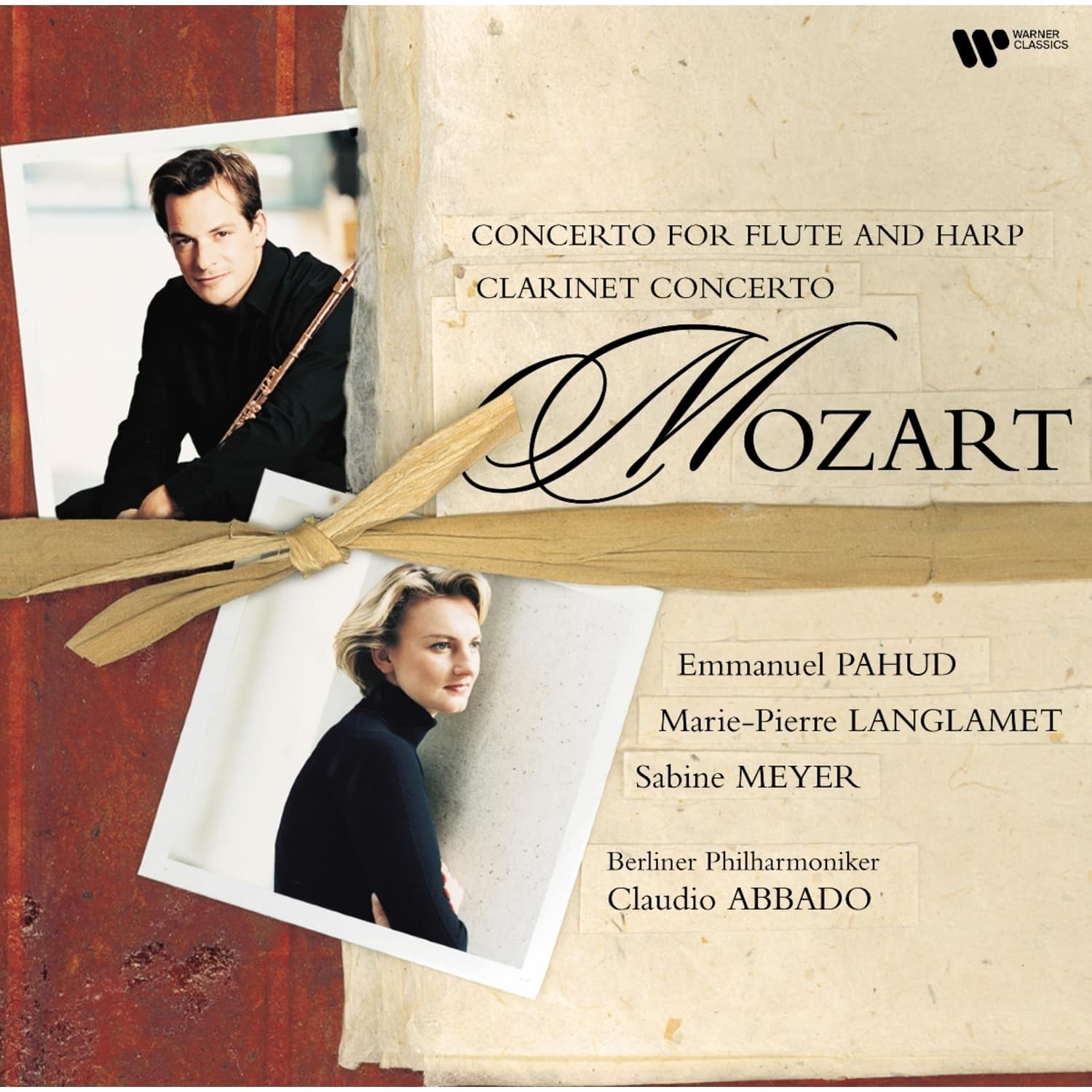 Emmanuel Pahud / Sabine Meyer / C. Abbado / BP - KONZERT FR FLTE & HARFE, KLARINETTENKONZERT 