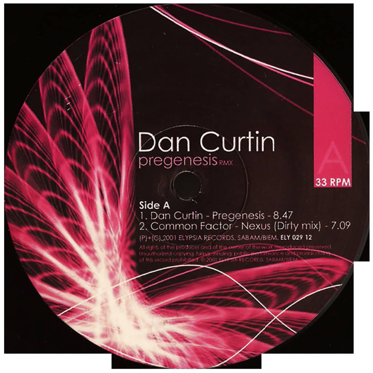Dan Curtin - PREGENESIS REMIXES