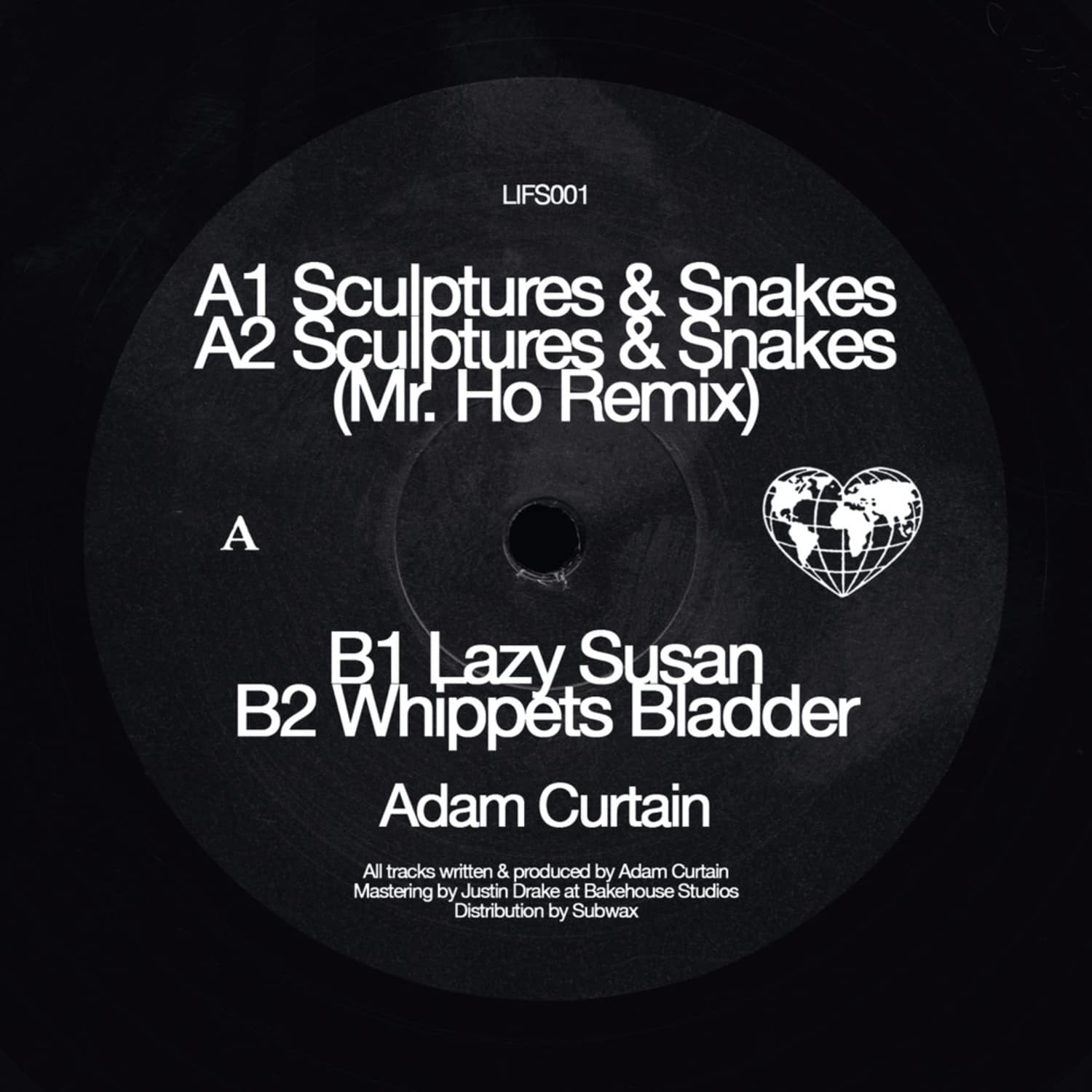 Adam Curtain - SCULPTURES & SNAKES EP 