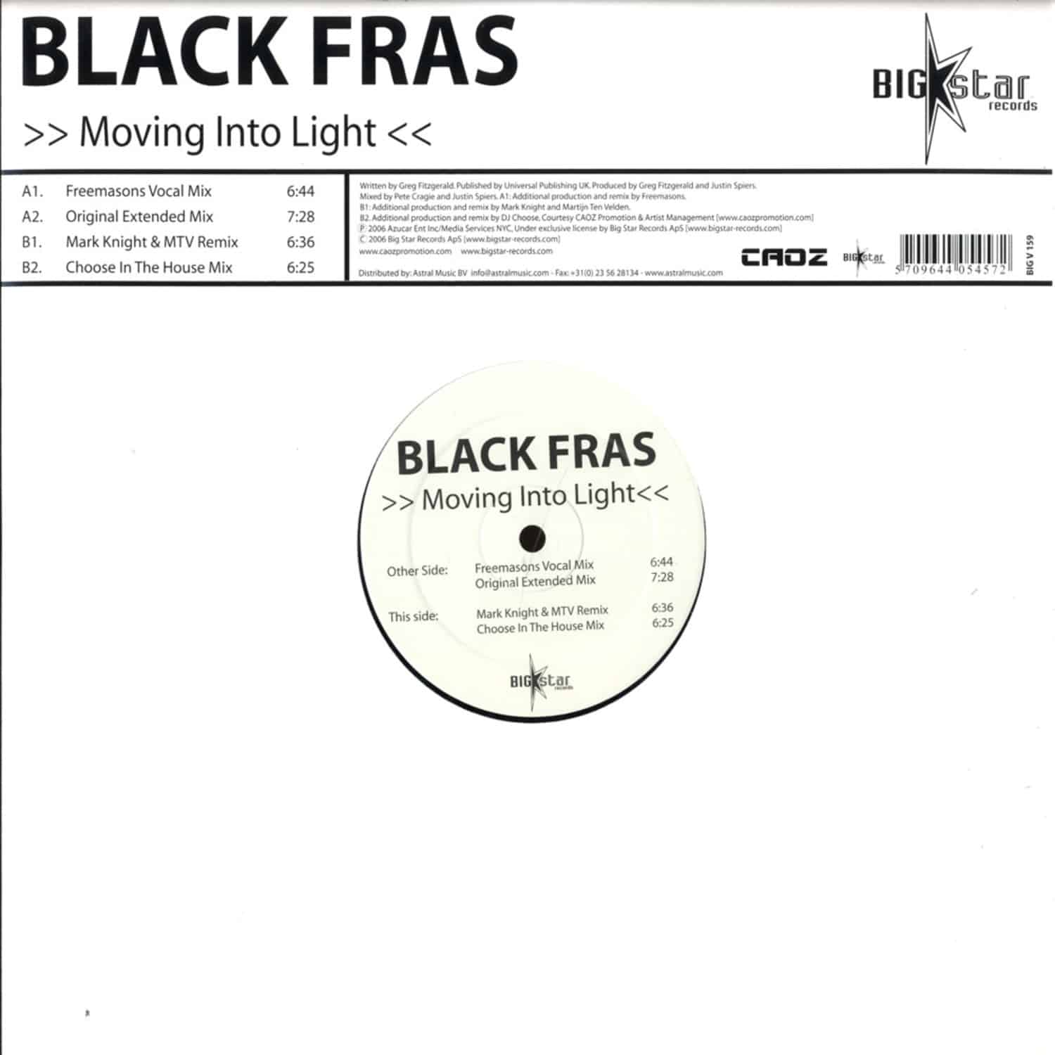 Black Fras - MOVING INTO LIGHT