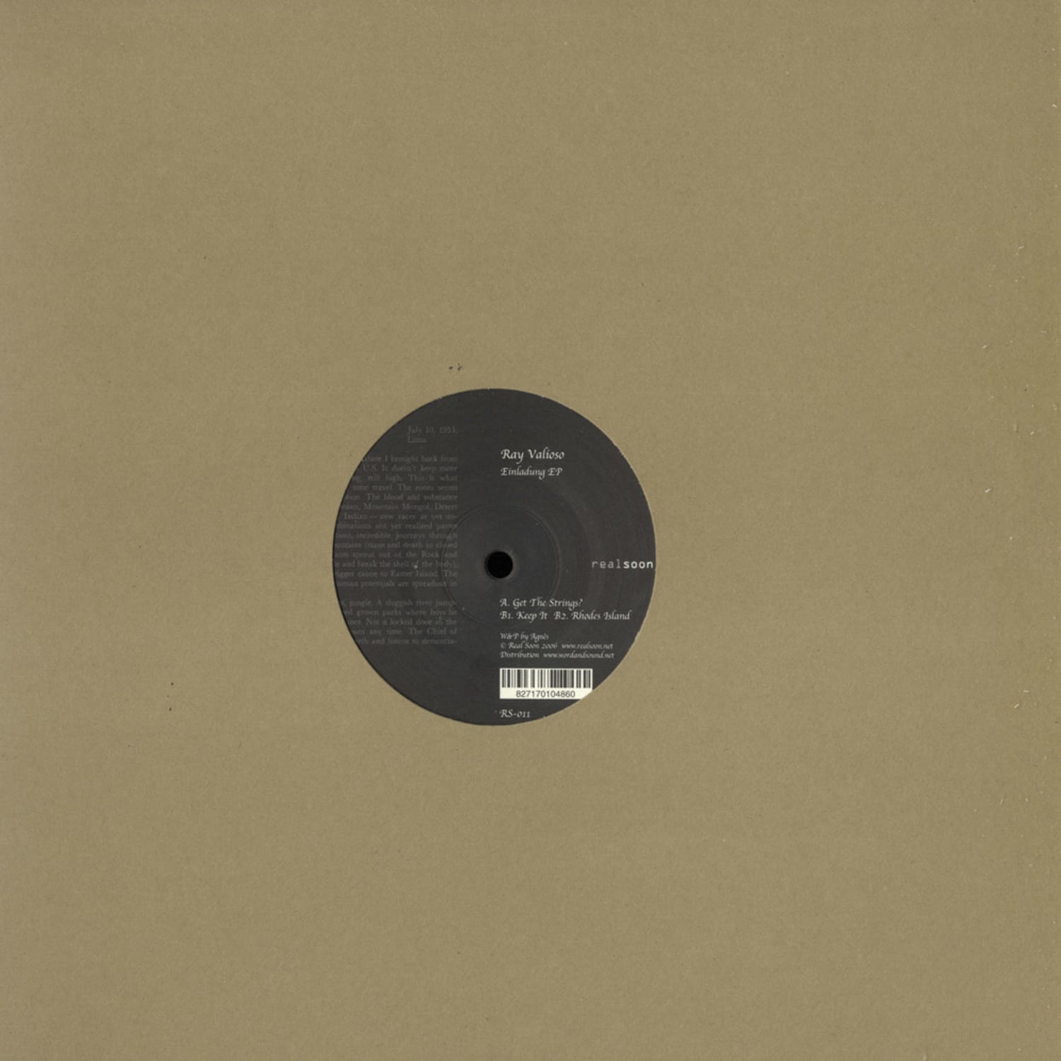 Ray Valioso - EINLADUNG EP