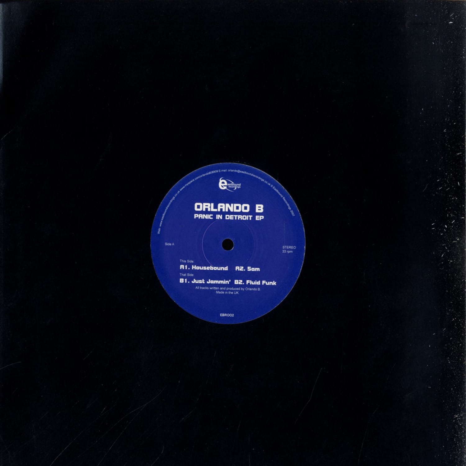 Orlando B - PANIC IN DETROIT EP