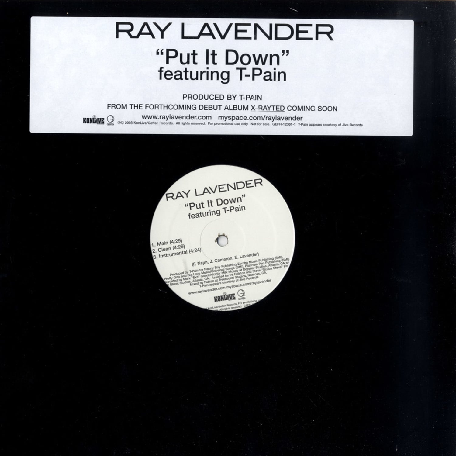 Ray Lavender - PUT IT DOWN/PR 