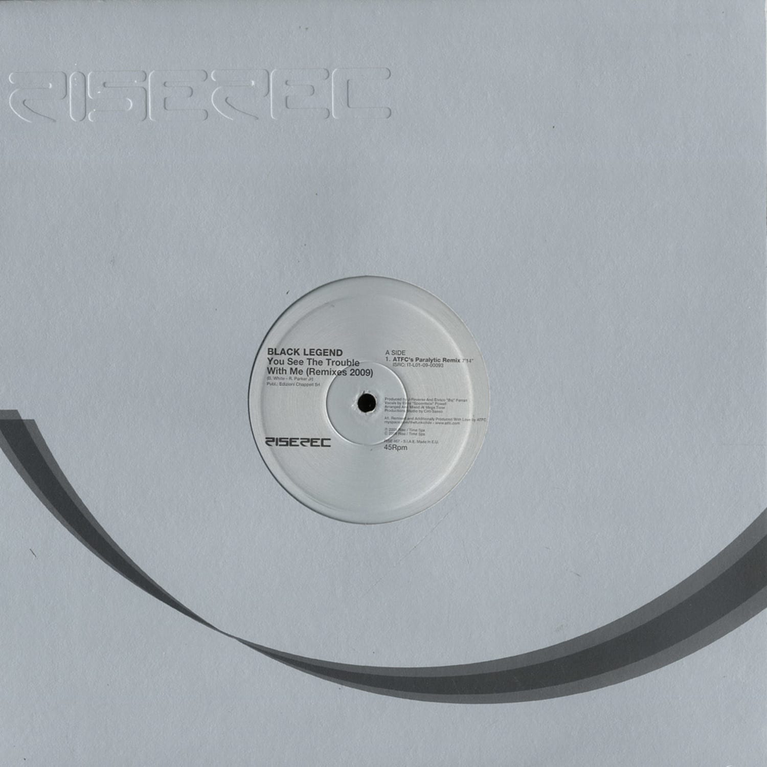 Black Legend - YOU SEE THE TROUBLE WITH ME - 2009 REMIXES