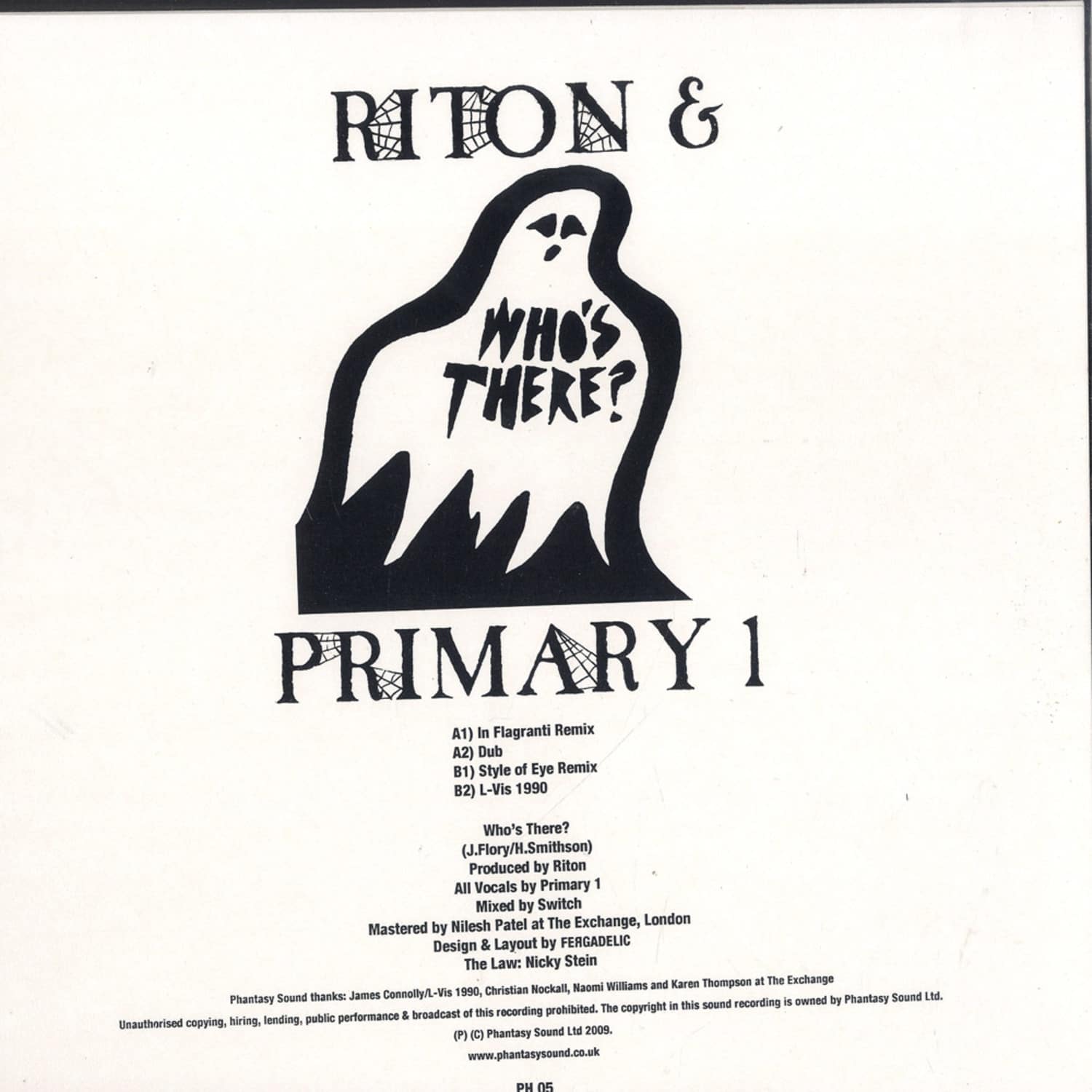 Riton & Primary 1 - WHOSE THERE ? 