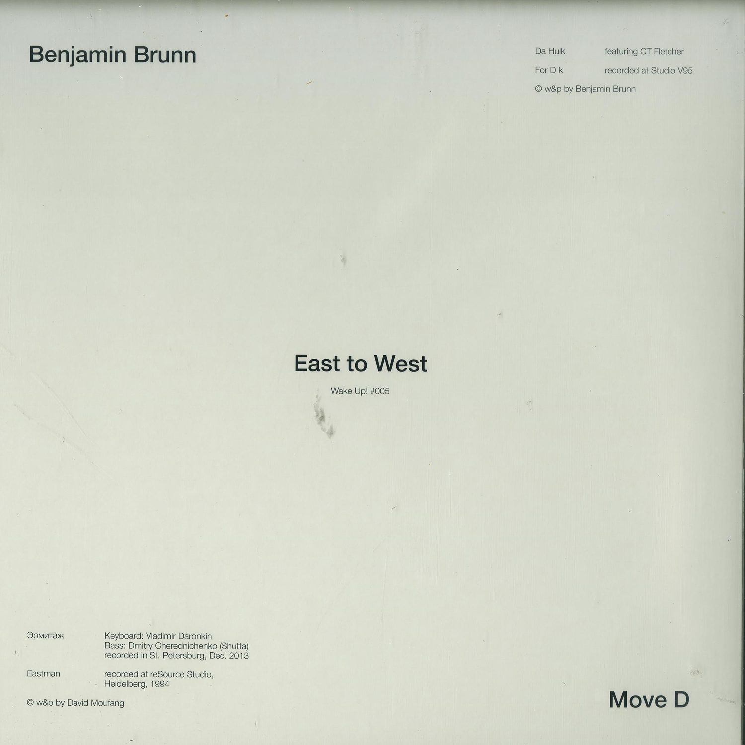 Move D / Benjamin Brunn - EAST TO WEST