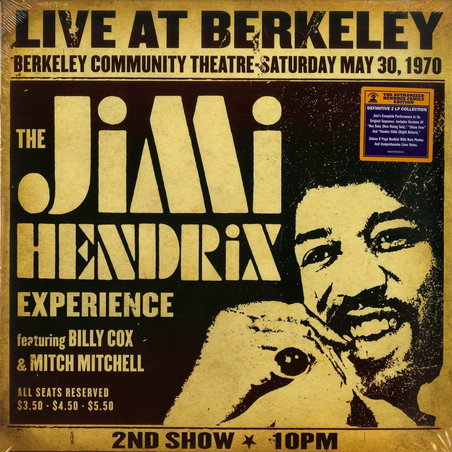 Jimi Hendrix - LIVE AT BERKELEY 