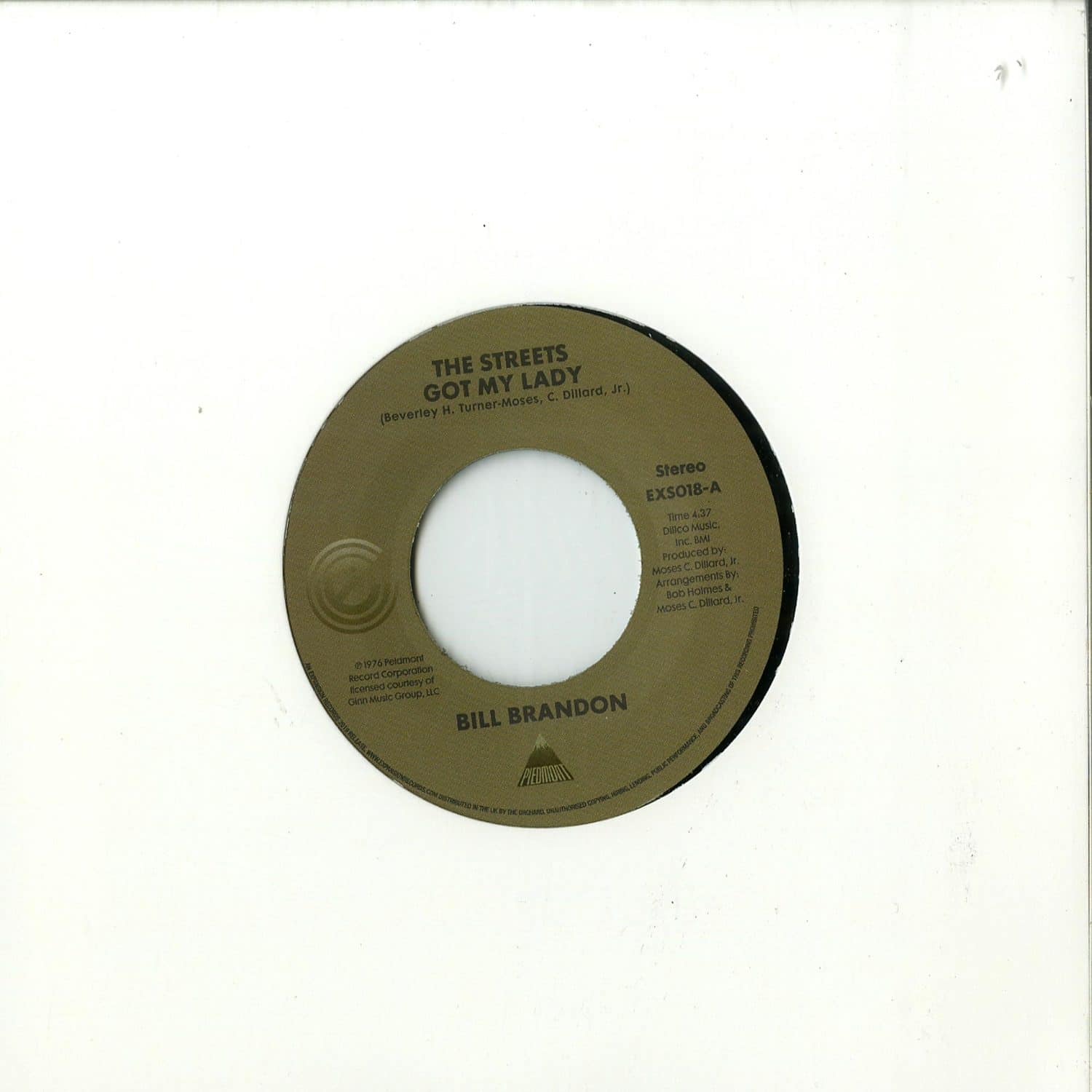 Bill Brandon - THE STREETS GOT MY LADY 