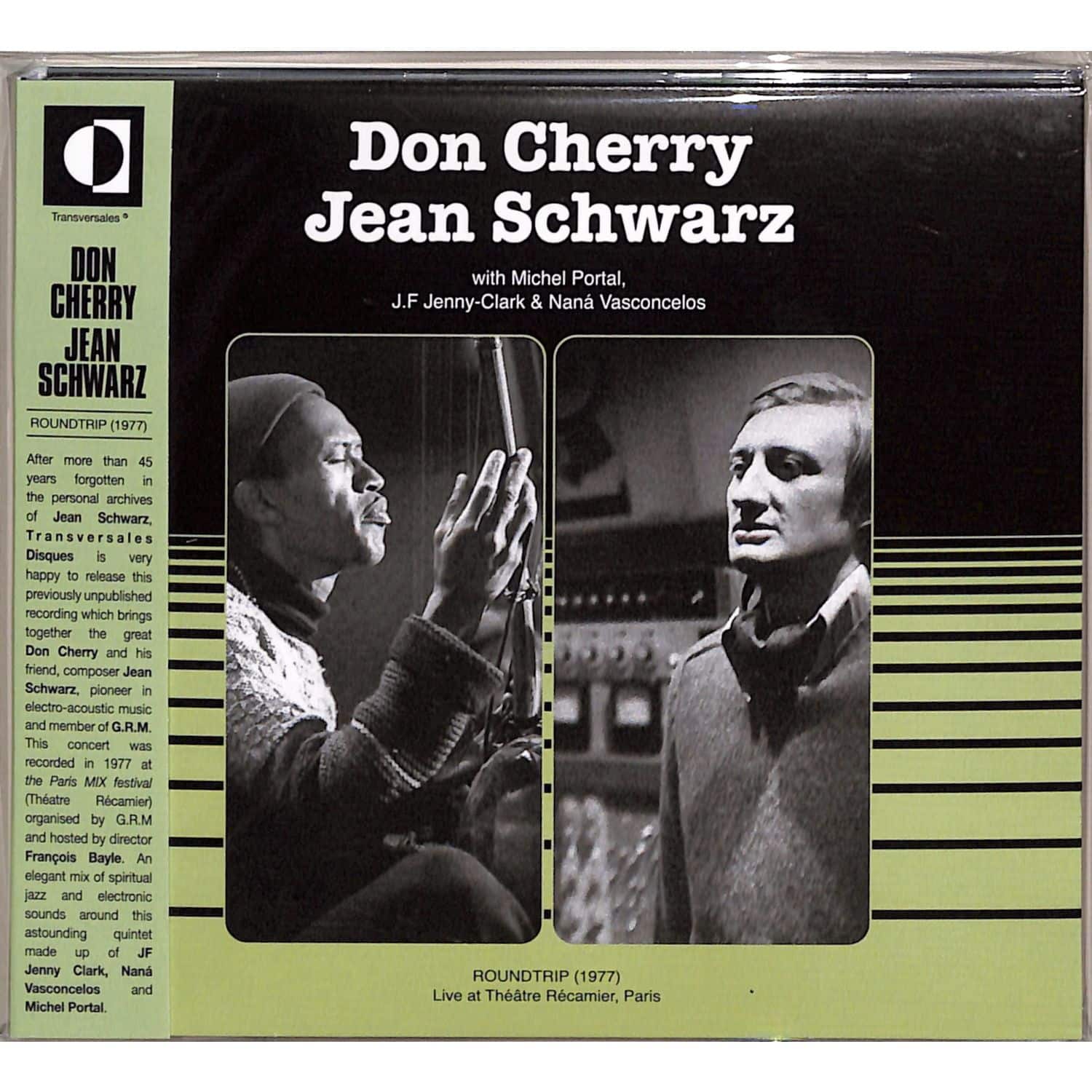 Don Cherry & Jean Schwarz - ROUNDTRIP - LIVE AT THEATRE RECAMIER - PARIS 