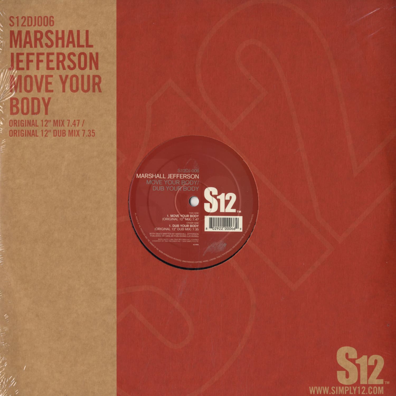 Marshall Jefferson - MOVE YOUR BODY