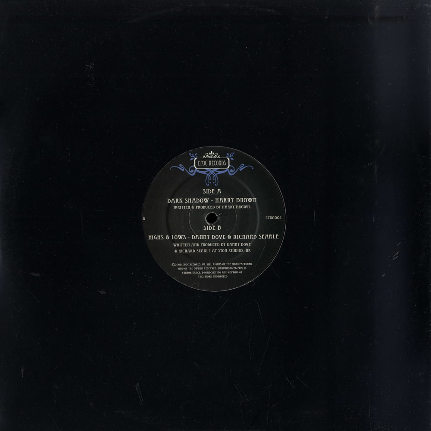 Harry Brown / Danny Dove - DARK SHADOW / HIGHS & LOWS