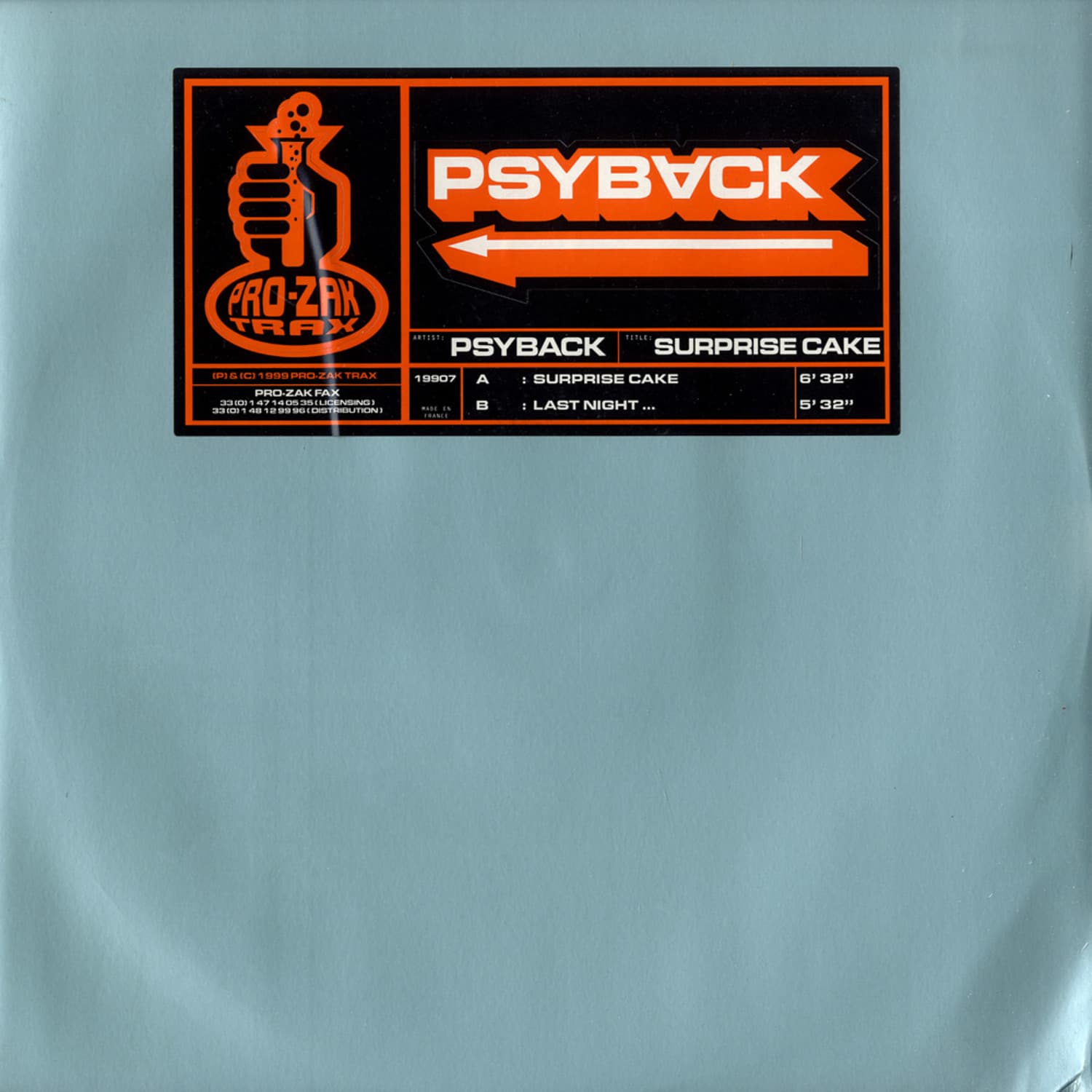 Psyback - SURPRISE CAKE