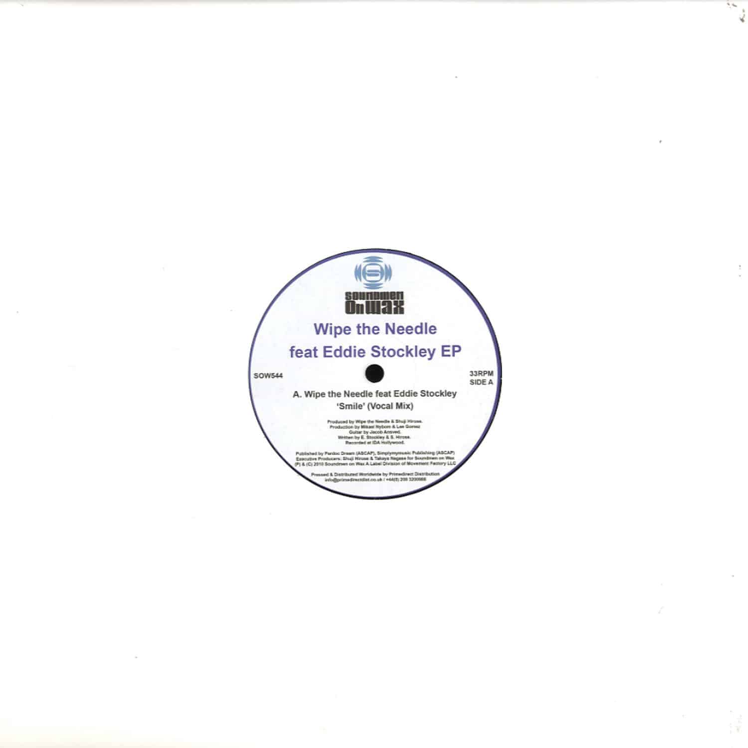 Wipe The Needle ft. Eddie Stockley - WIPE THE NEEDLE FEAT EDDIE STOCKLEY EP