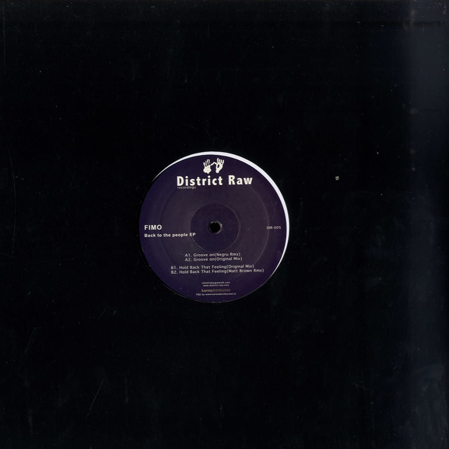 Fimo - BACK TO THE PEOPLE EP