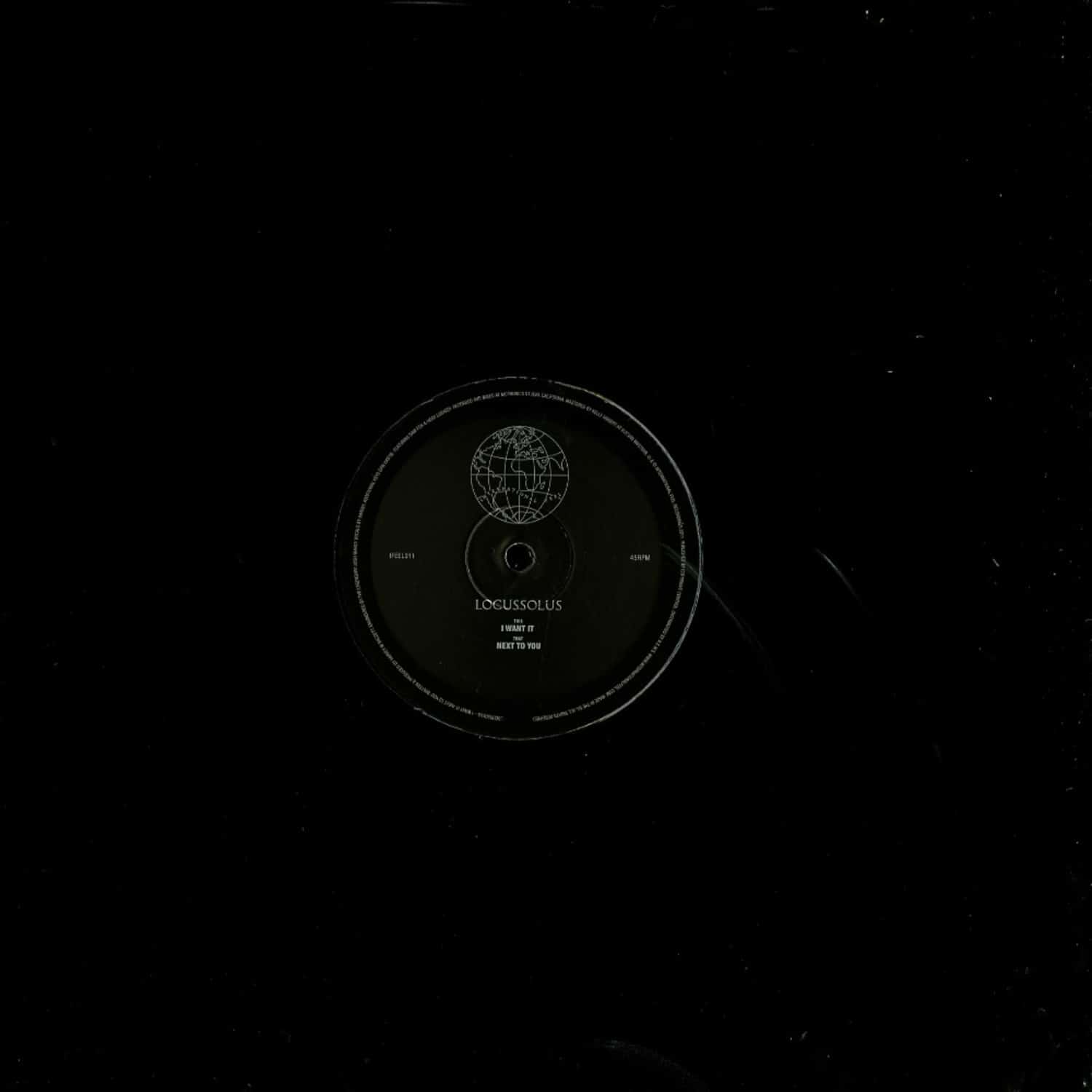 Harvey Presents Locussolus - I WANT IT / NEXT TO YOU 