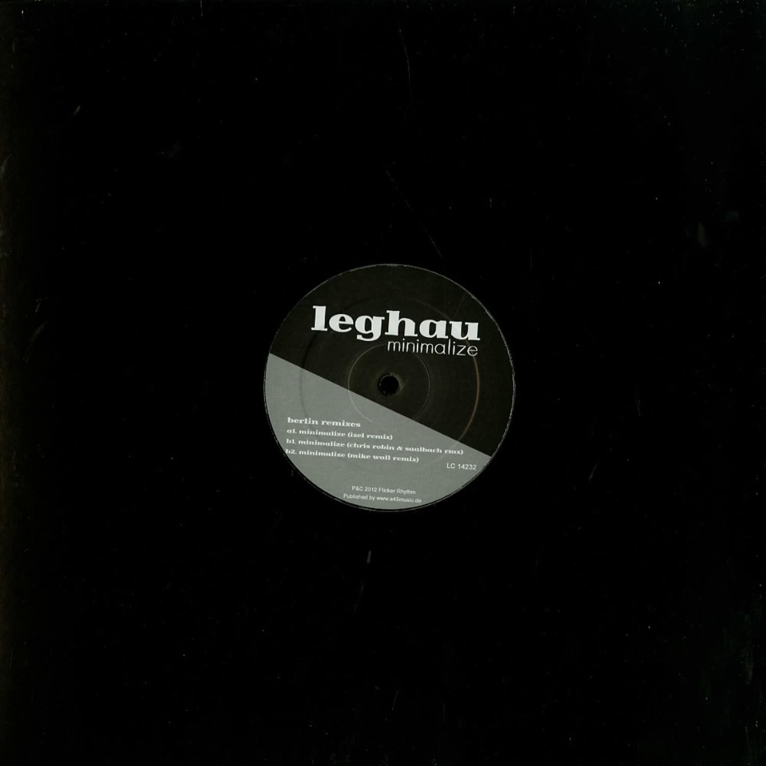 Leghau - MINIMALIZE EP