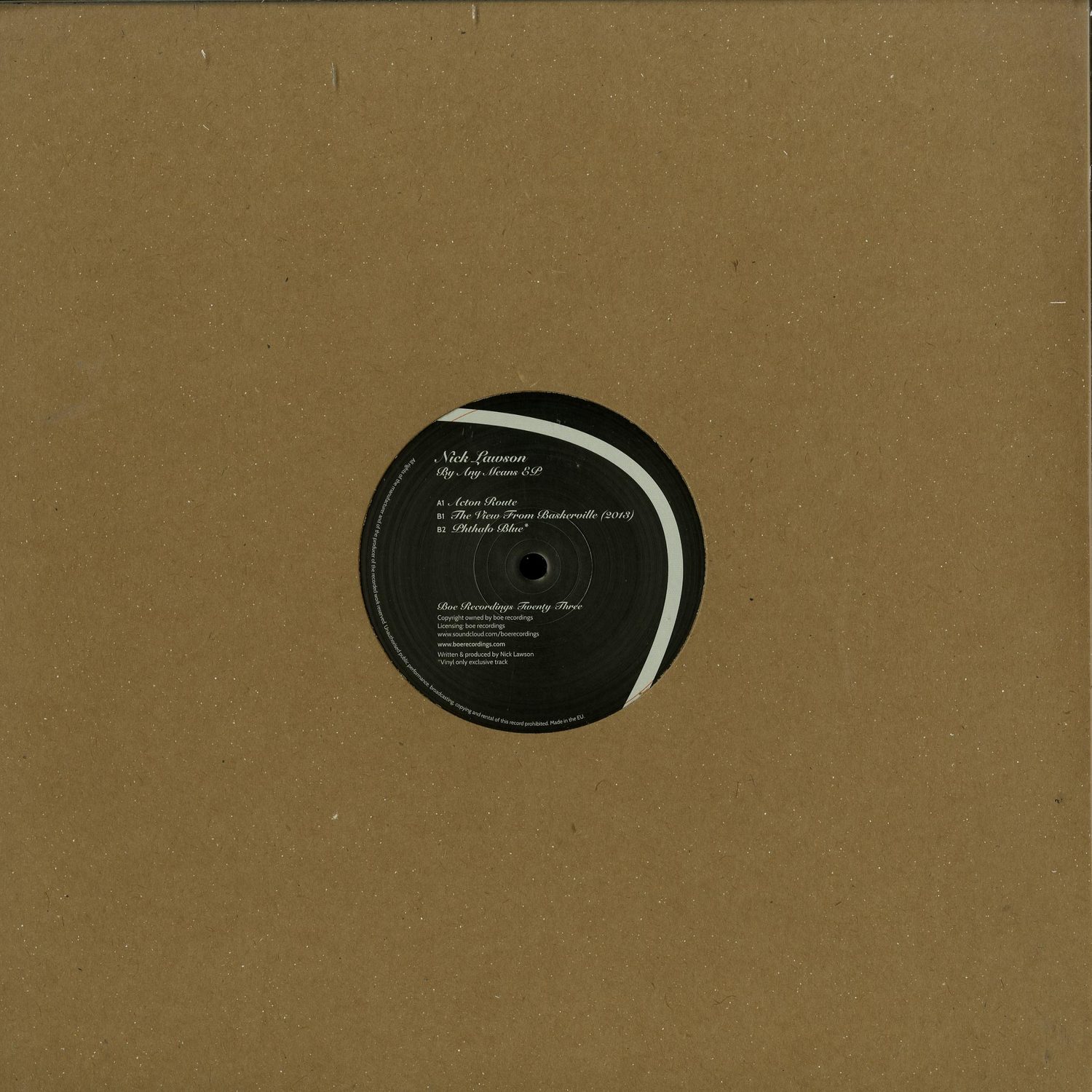 Nick Lawson - BE ANY MEANS EP