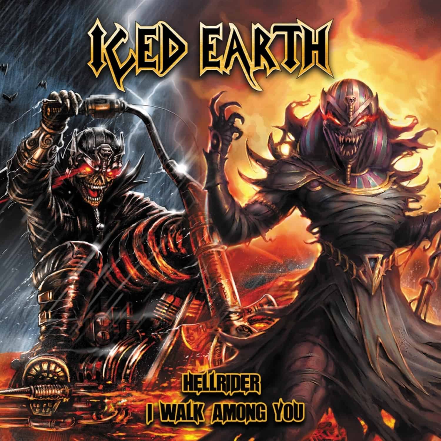 Iced Earth - HELLRIDER / I WALK AMONG YOU 