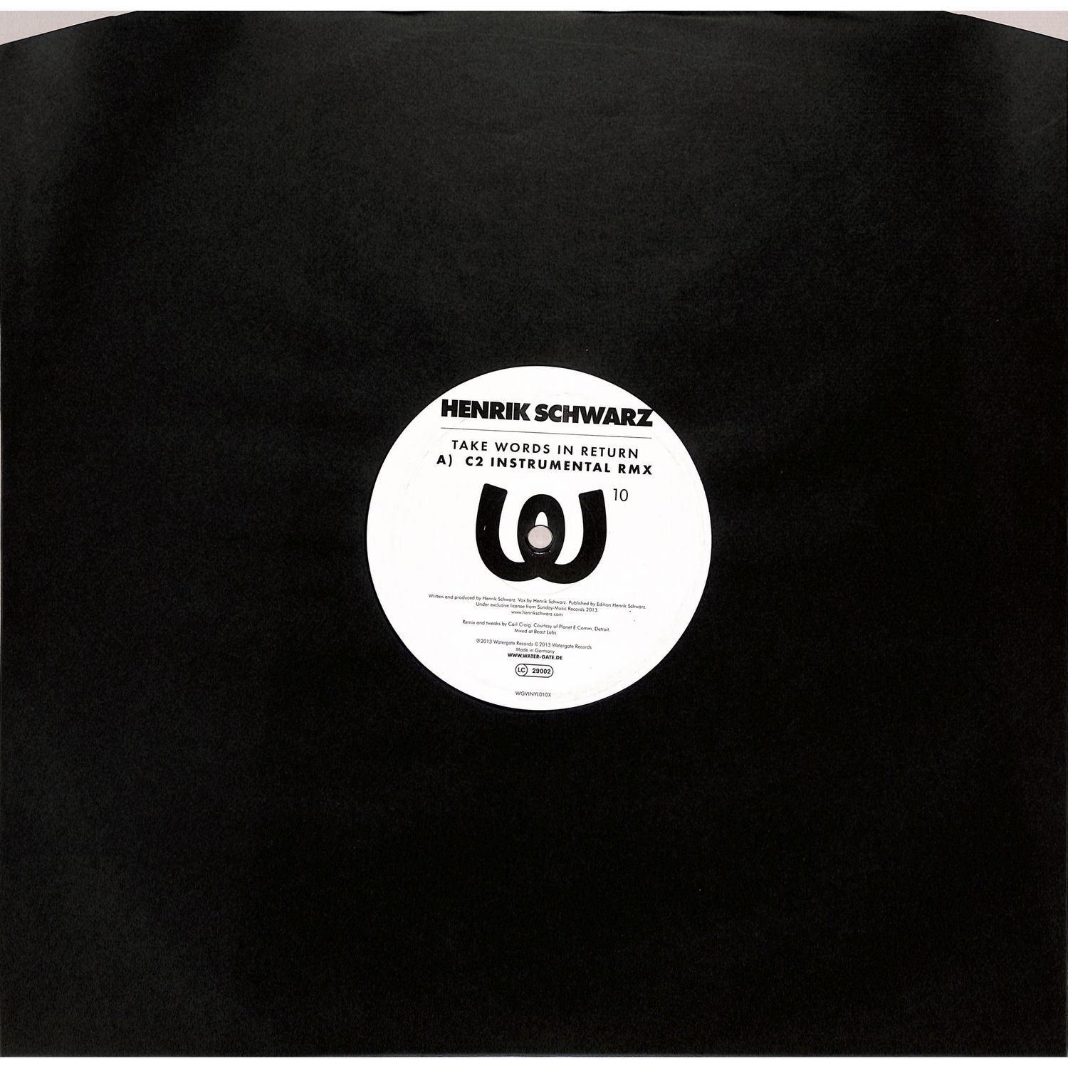Henrik Schwarz - TAKE WORDS IN RETURN 