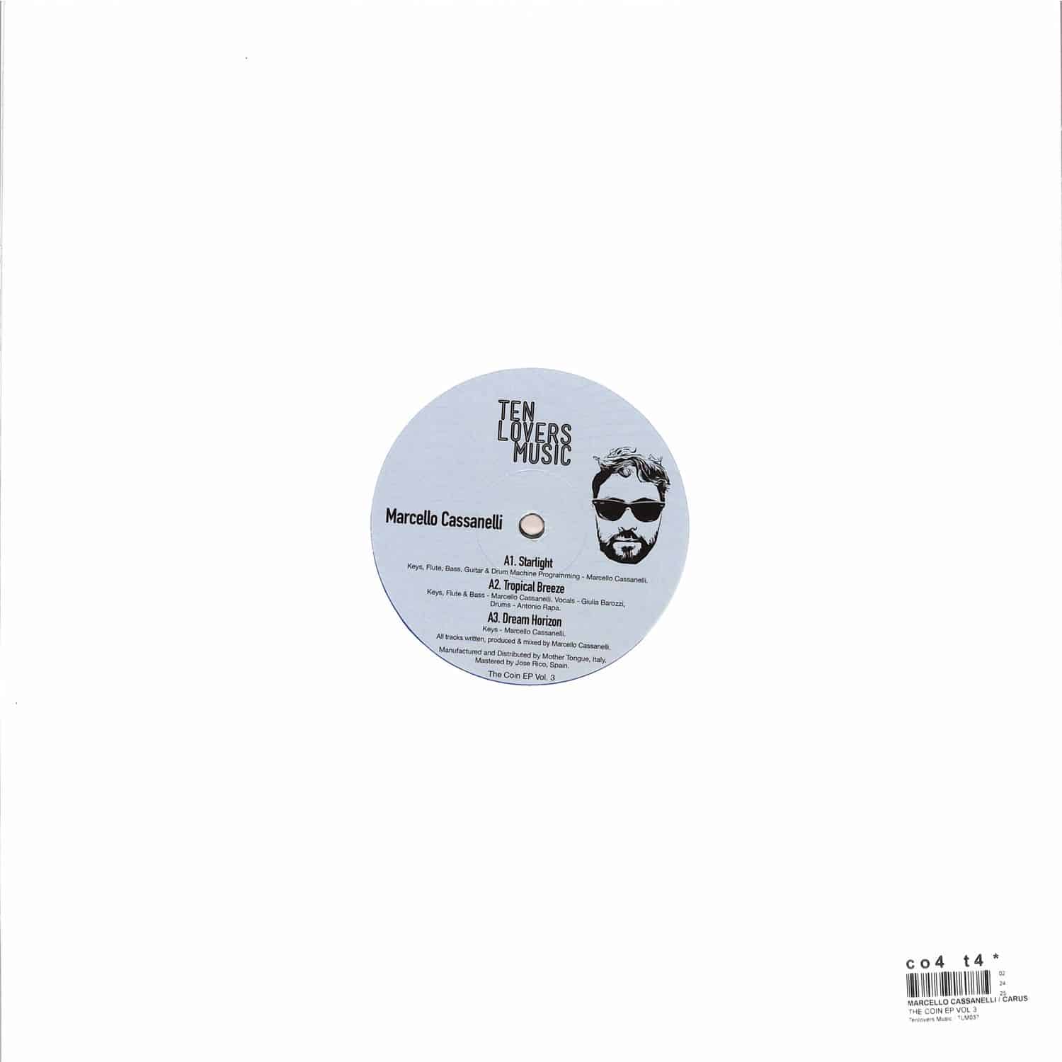 Marcello Cassanelli / Caruso & Helen McCormack - THE COIN EP VOL.3