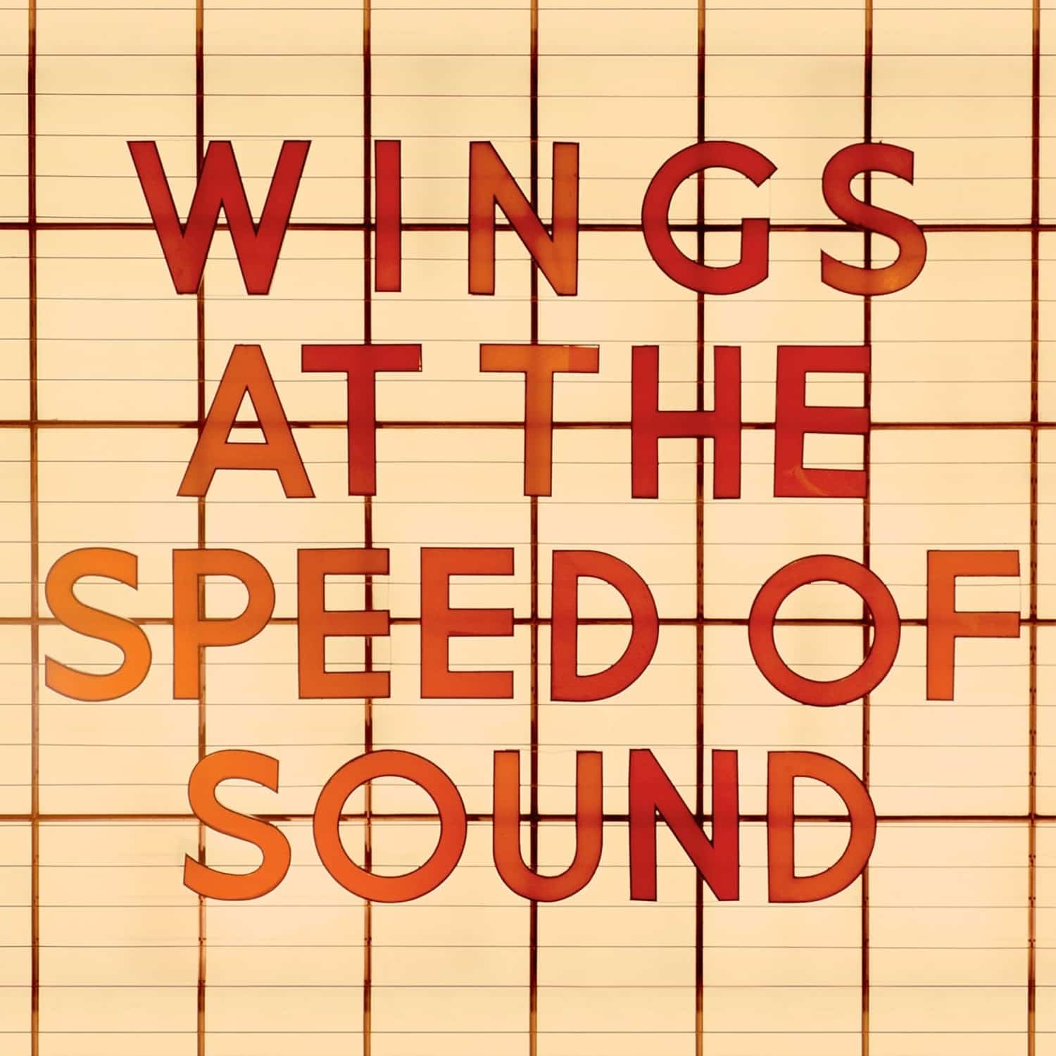 Wings - AT THE SPEED OF SOUND 
