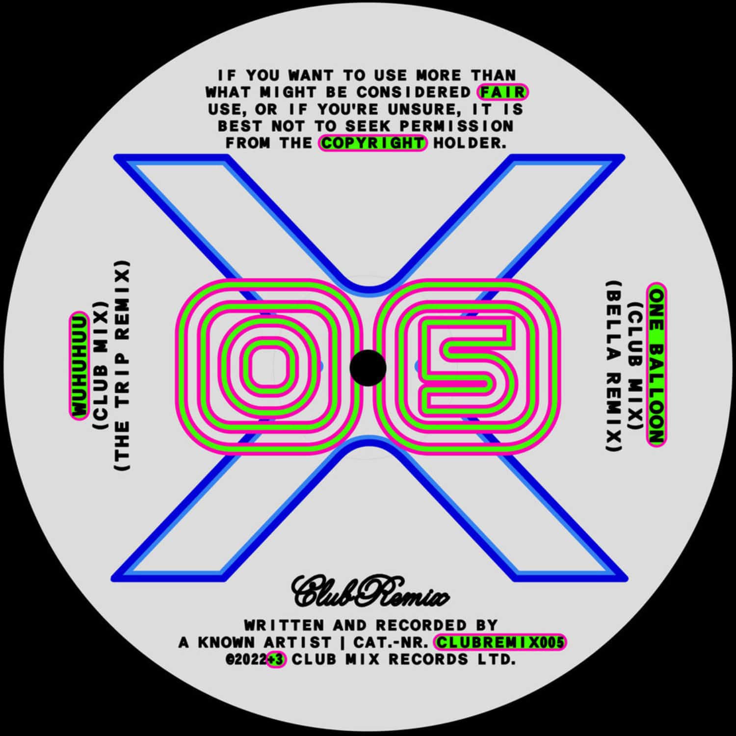 Known Artist - CLUB REMIX 005