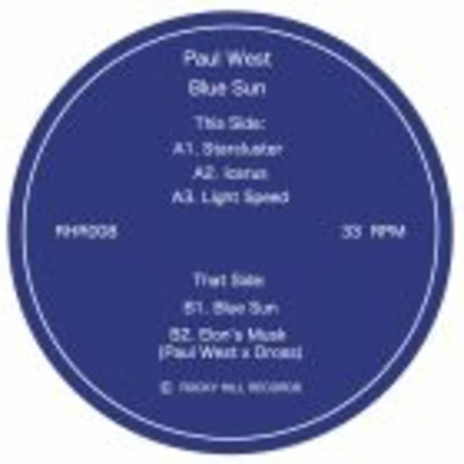 Paul West - BLUE SUN