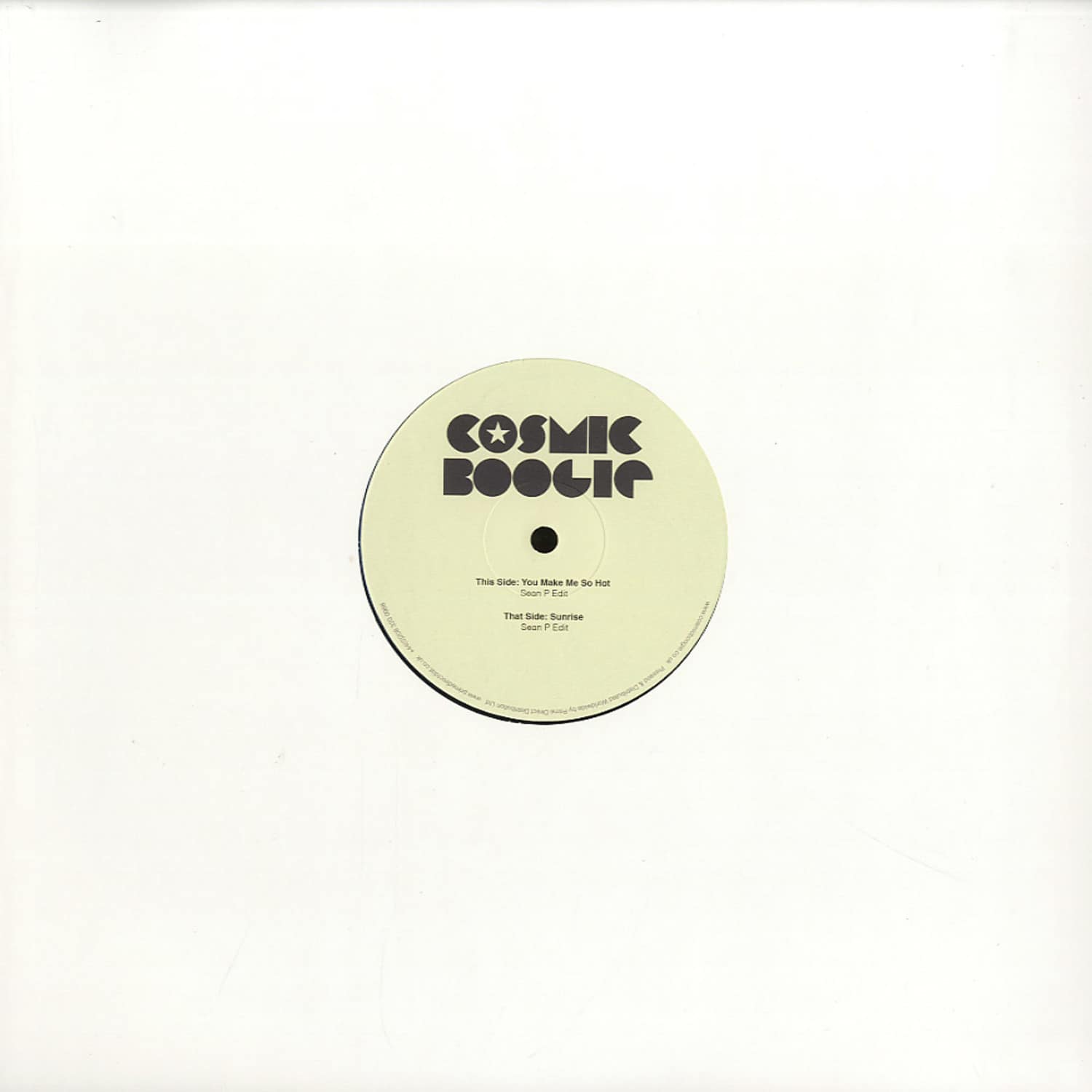 Cosmic Boogie - Edits By Sean P - YOU MAKE ME SO HOT / SUNRISE