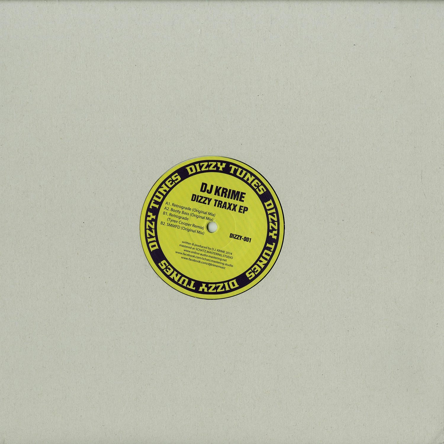 DJ Krime - DIZZY TRAXX EP