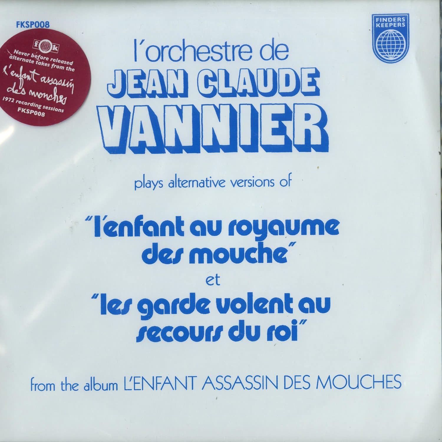 Jean Claude Vannier - L ENFANT ASSASSIN DES MOUCHES ALTERNATE TAKES 