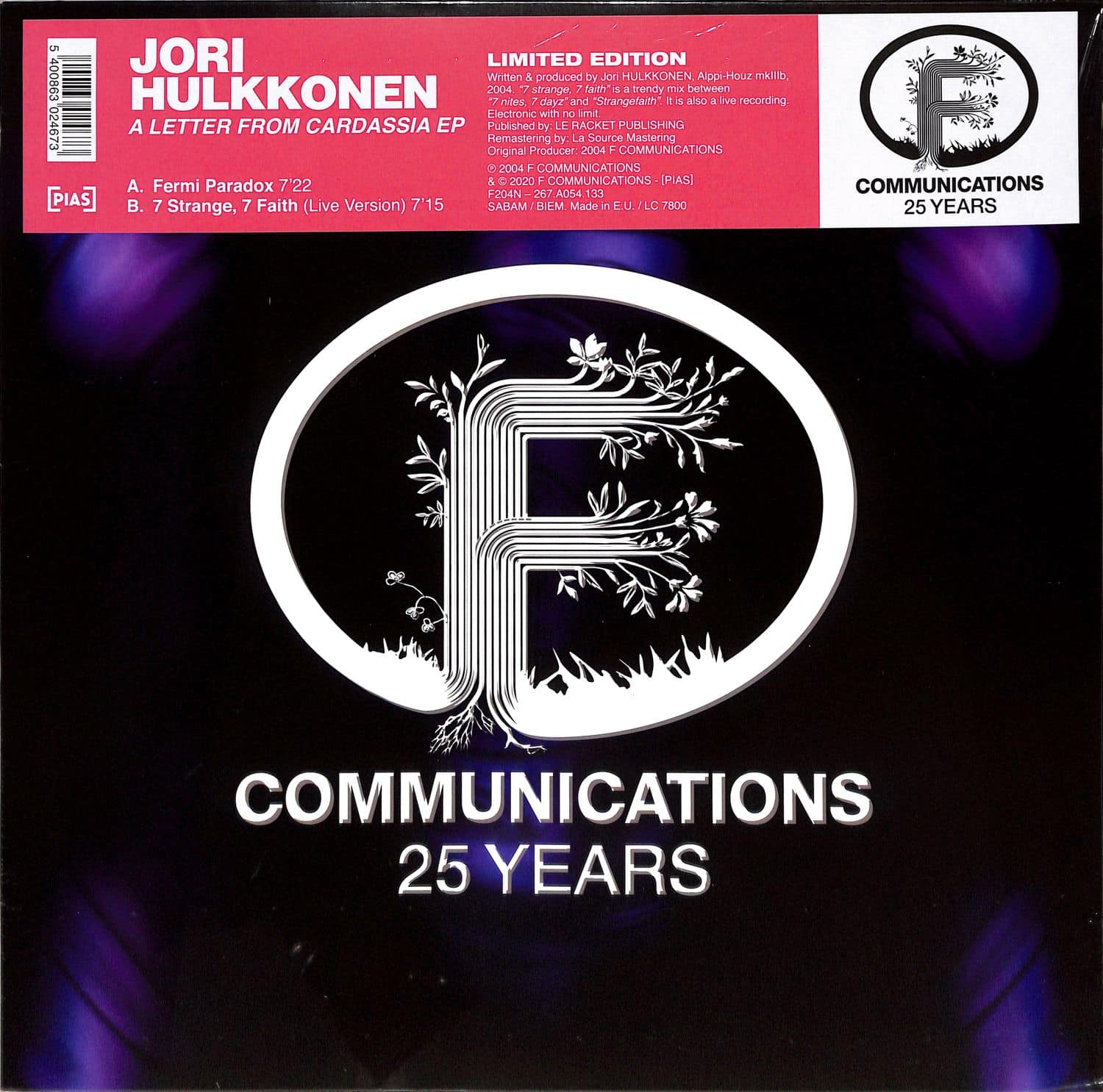 Jori Hulkkonen - LETTER FROM CARDASSIA 