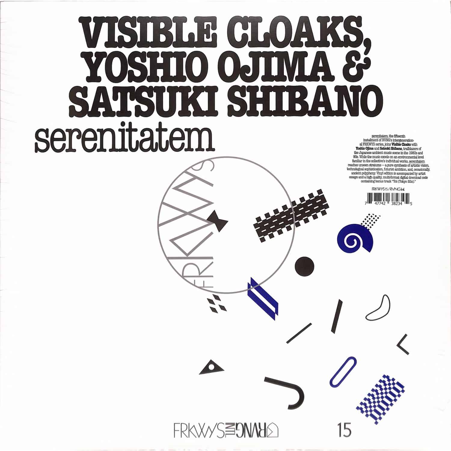 Visible Cloaks, Yoshio Ojima & Satsuki Shibano - FRKWYS VOL.15: SERENITATEM 