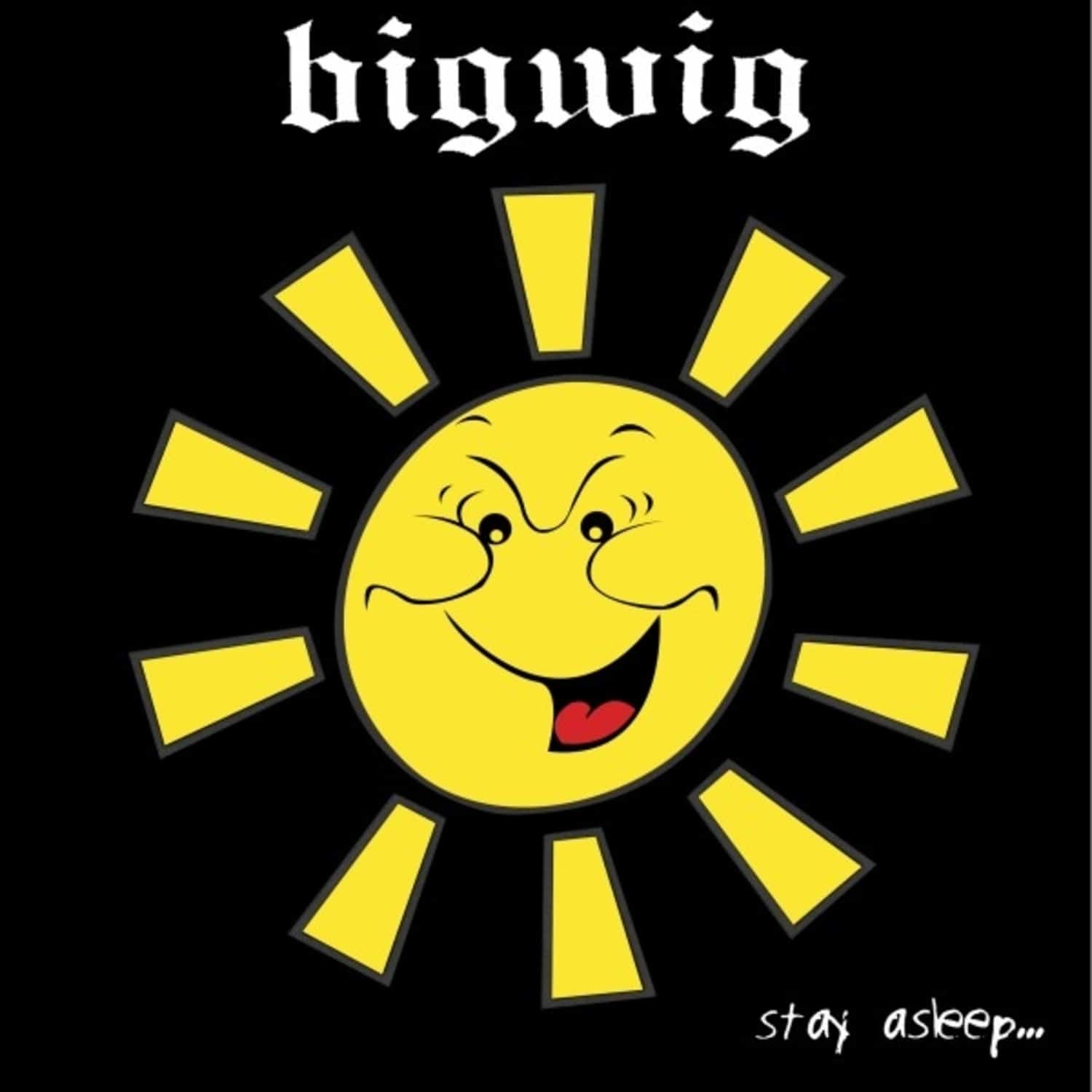 Bigwig - STAY ASLEEP YELLOW / BLACK SPLATTER 