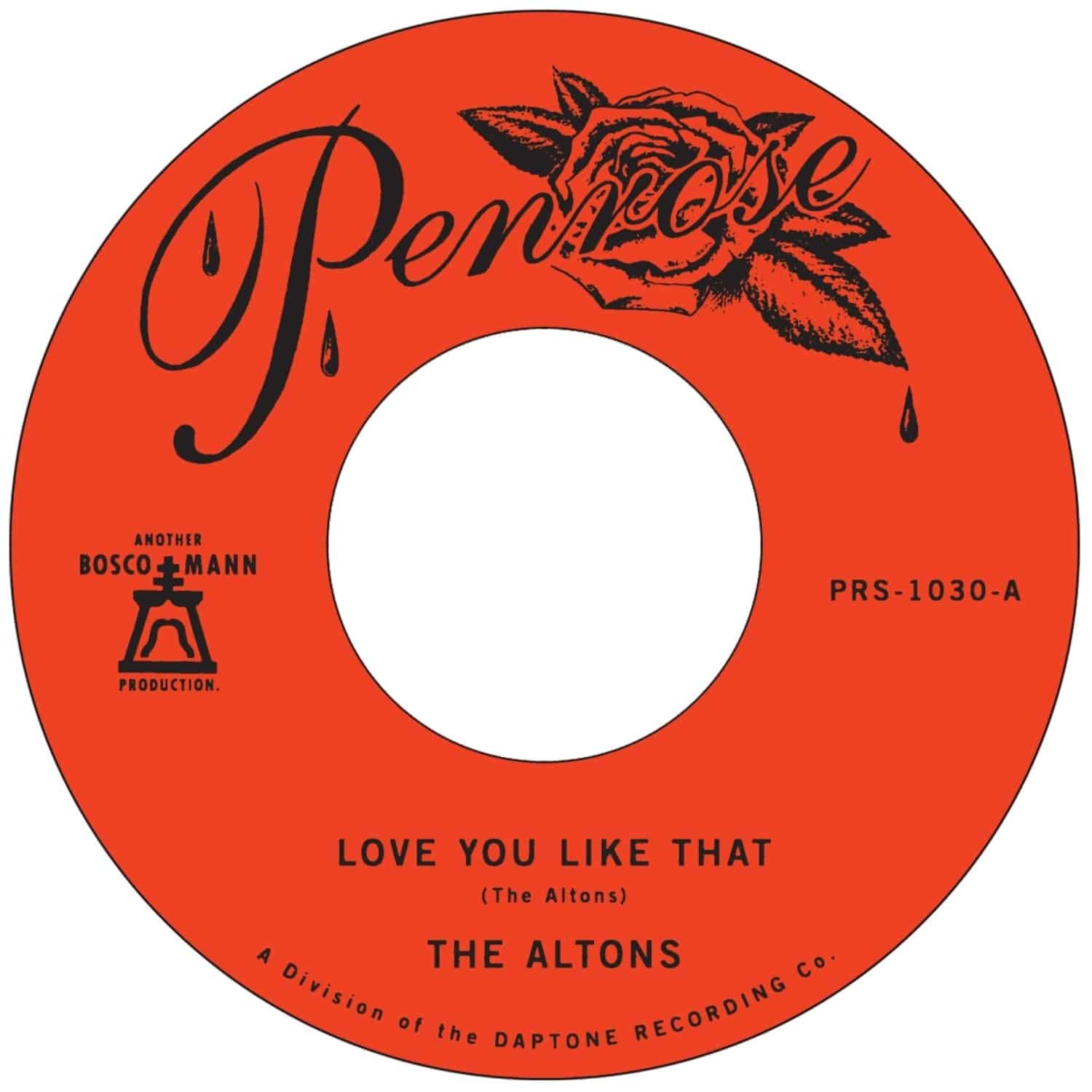 The Altons - LOVE YOU LIKE THAT / I TRY I TRY 