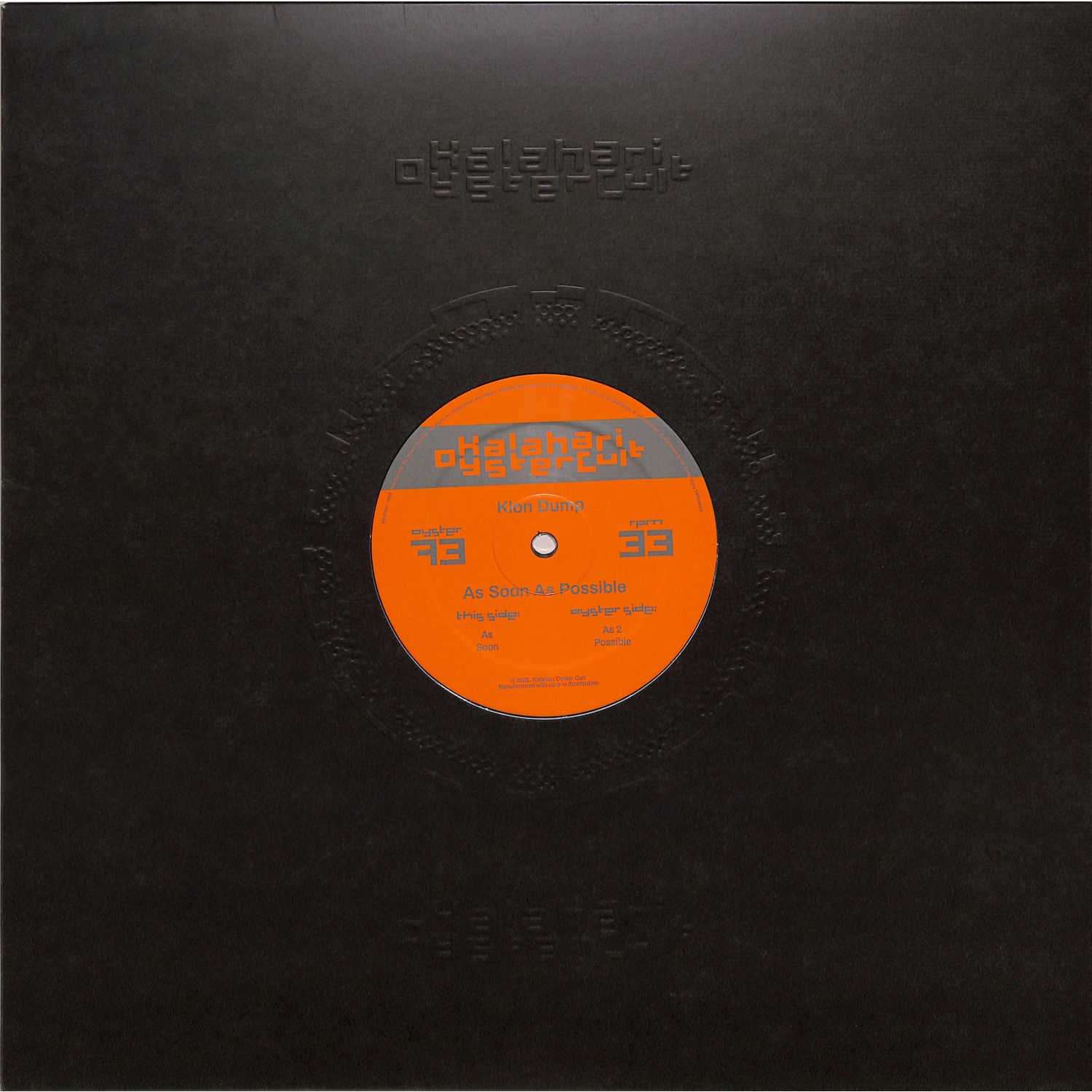 Klon Dump - AS SOON AS POSSIBLE