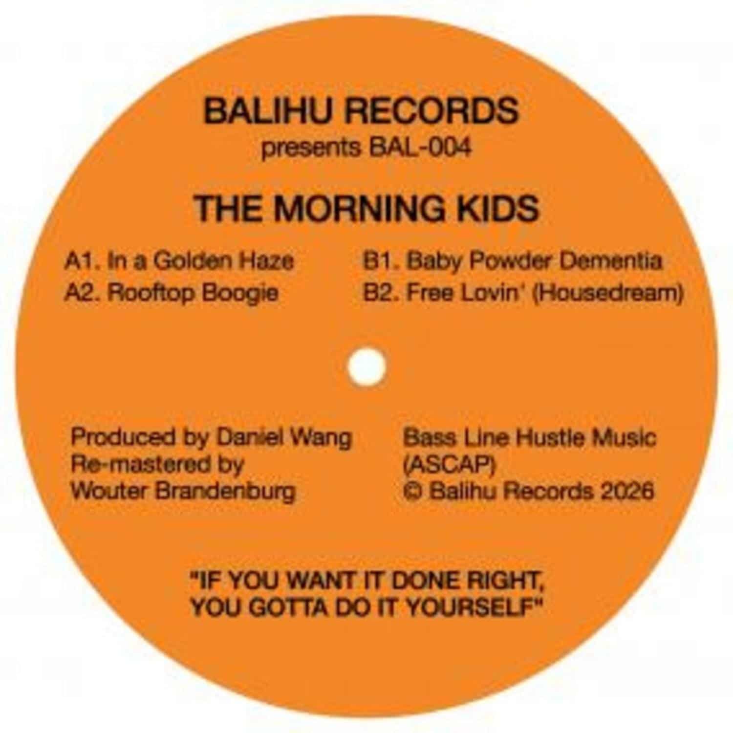 The Morning Kids - IN A GOLDEN HAZE