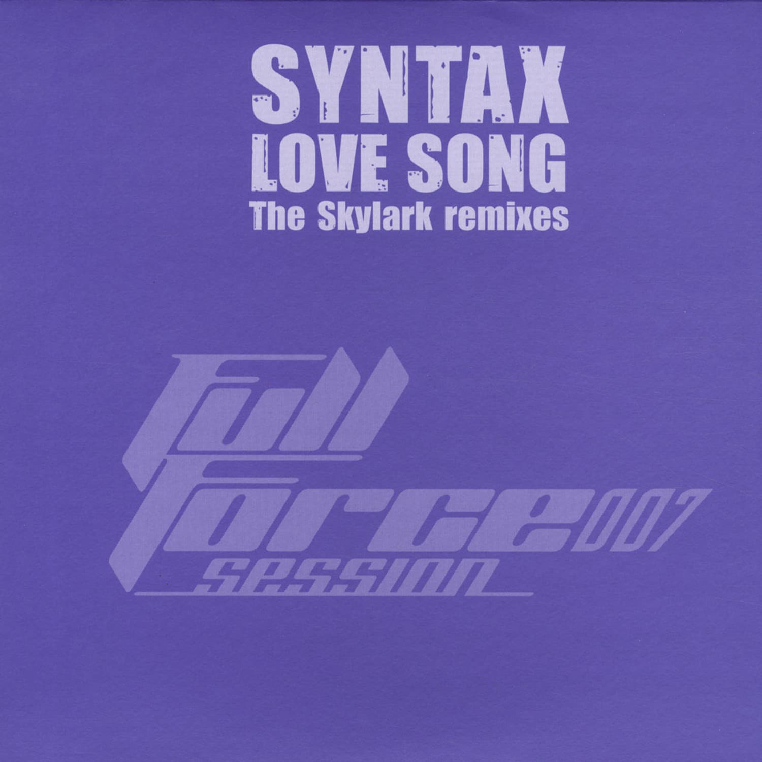 Syntax - LOVE SONG 