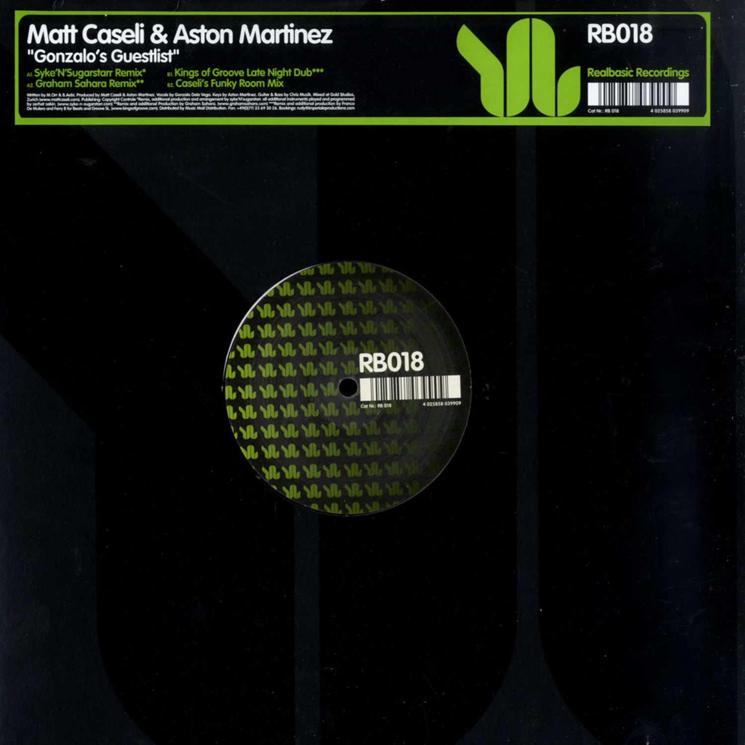 Matt Caseli & Aston Martinez - GONZALOS GUESTLIST
