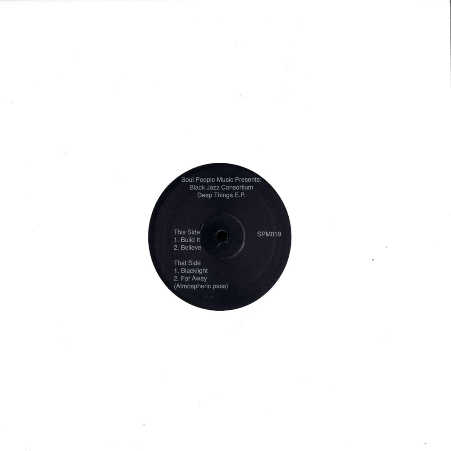 Black Jazz Consortium - DEEP THINGS EP