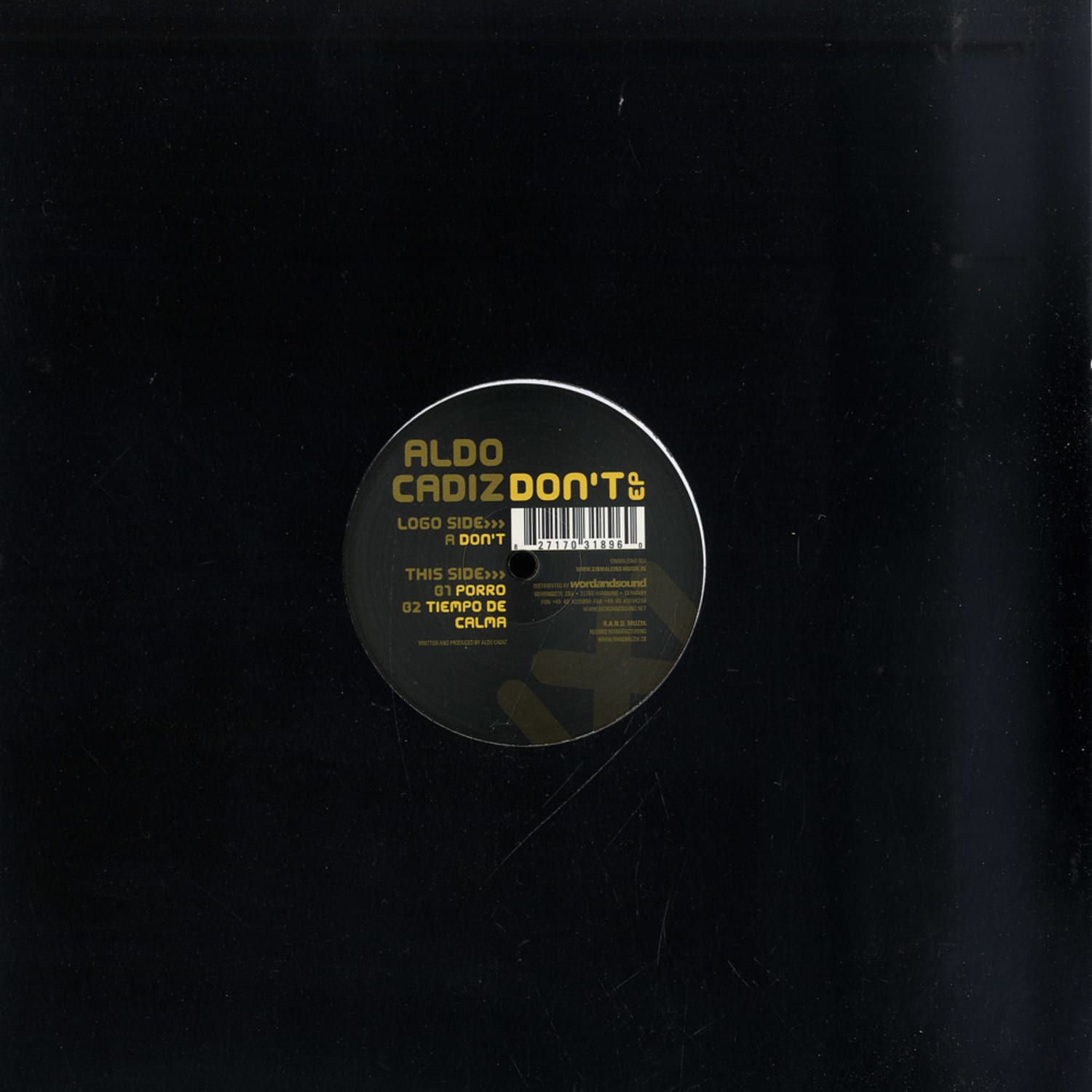 Aldo Cadiz - DONT EP