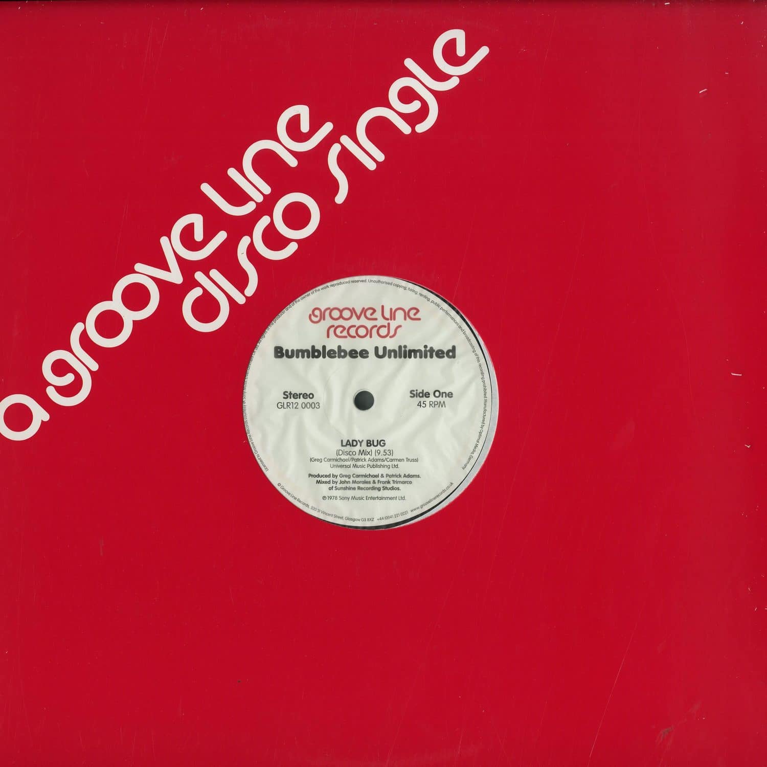 Bumblebee Unlimited - LADY BUG W/ MIXES BY LARRY LEVAN, JOHN MORALES & FRANK TRIMARCO 