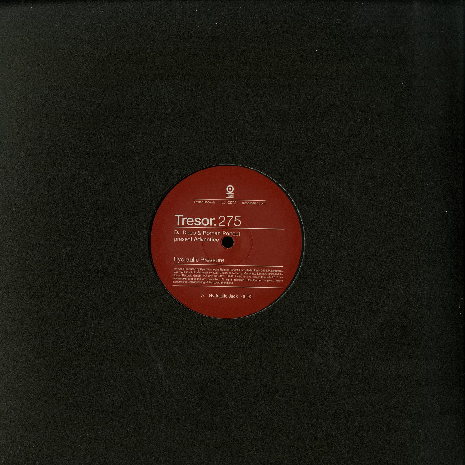 DJ Deep & Roman Poncet pres Adventice - Hydraulic Pressure