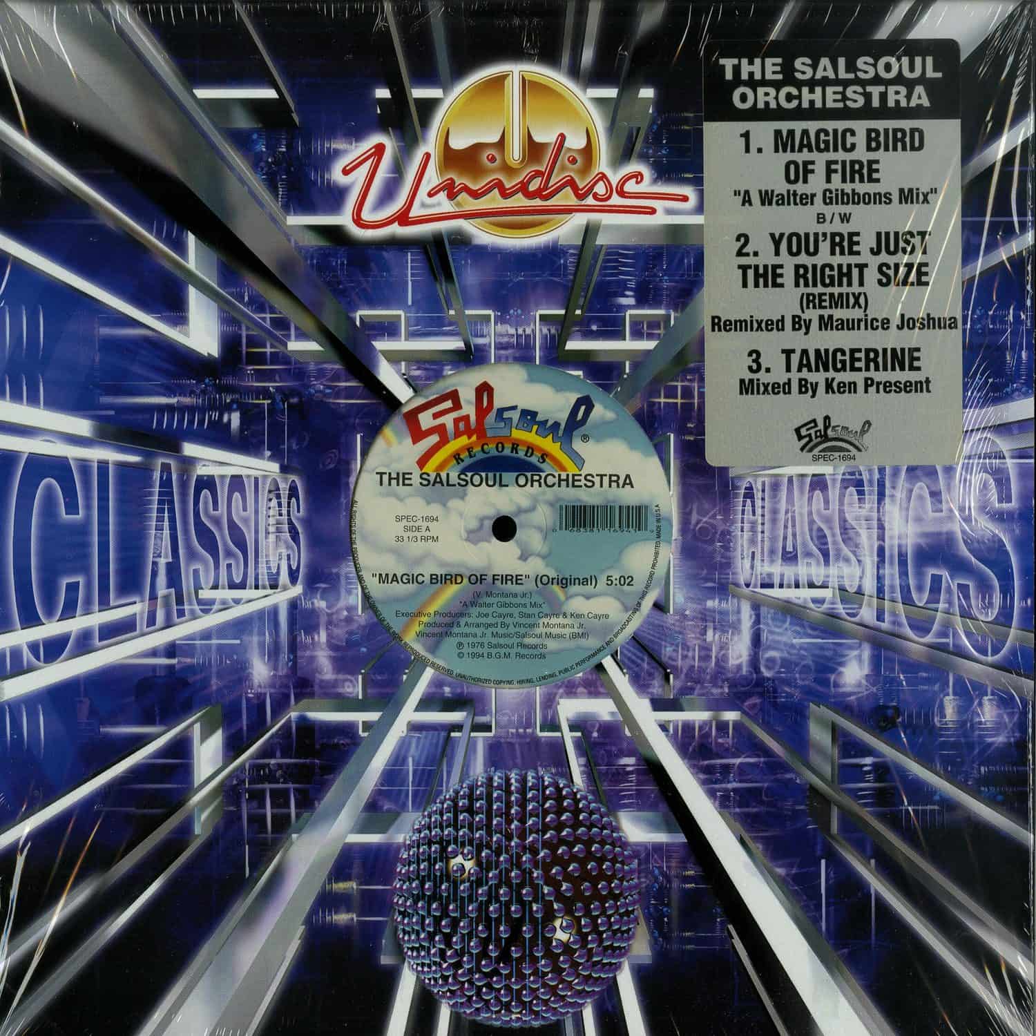Salsoul Orchestra - MAGIC BIRD OF FIRE / YOURE JUST THE RIGHT SIZE
